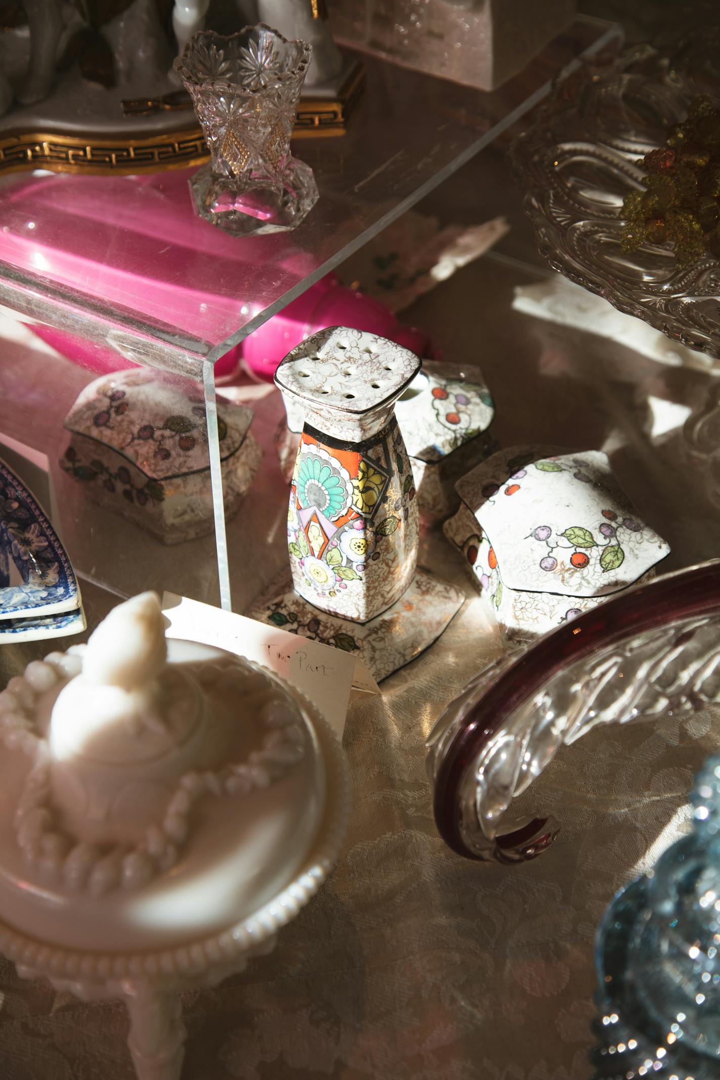 The inventory at Elise Abrams Antiques in Great Barrington, Mass., Feb. 1, 2022. More dining at home has led some people to seek out fancier tableware that makes everyday meals feel far more celebratory. (Naima Green/The New York Times)