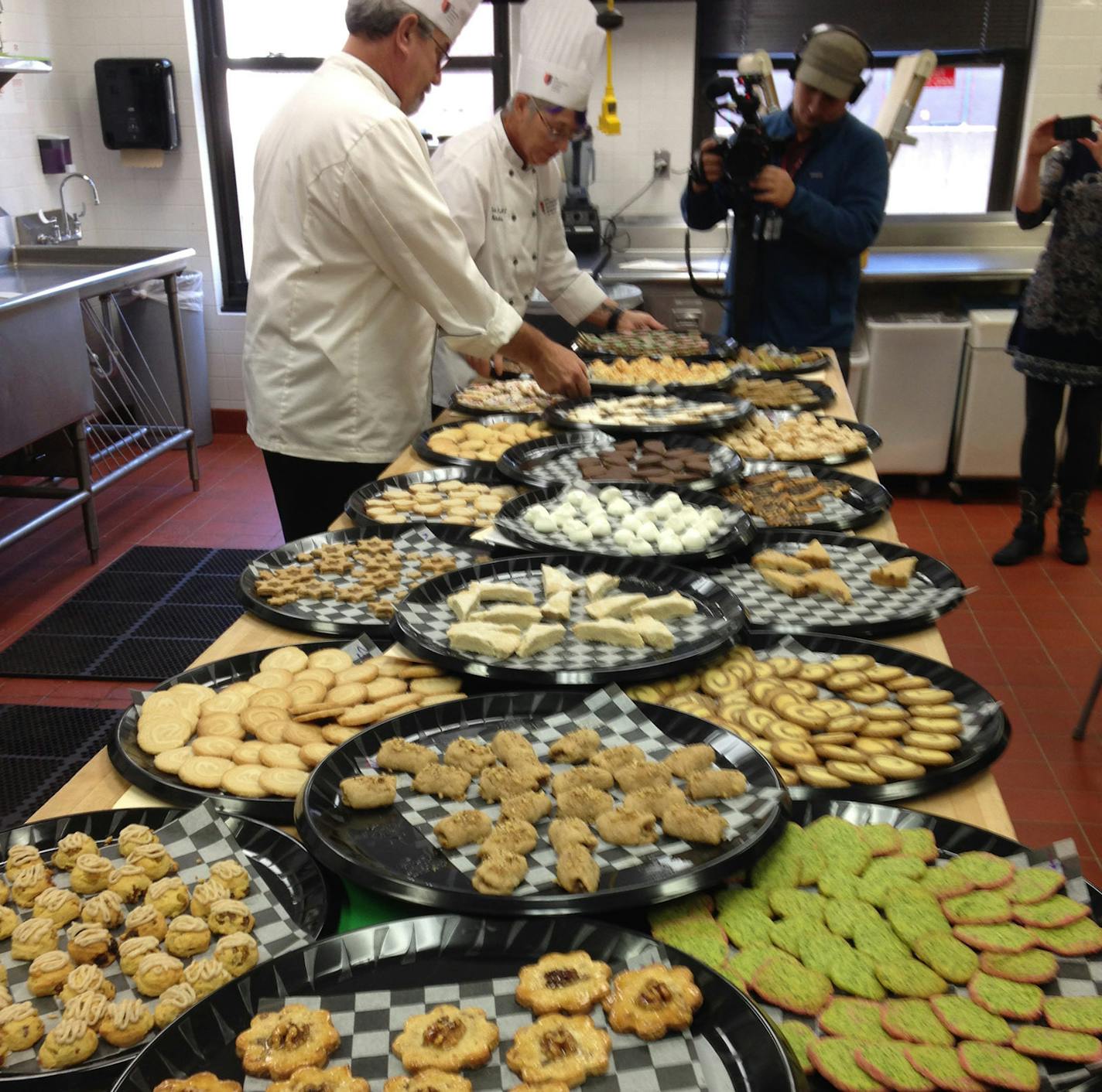 Twenty-four cookie recipes were tested at the Art Institutes International Minnesota in downtown Minneapolis.