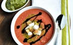 Cold Caprese Soup Photo by Meredith Deeds