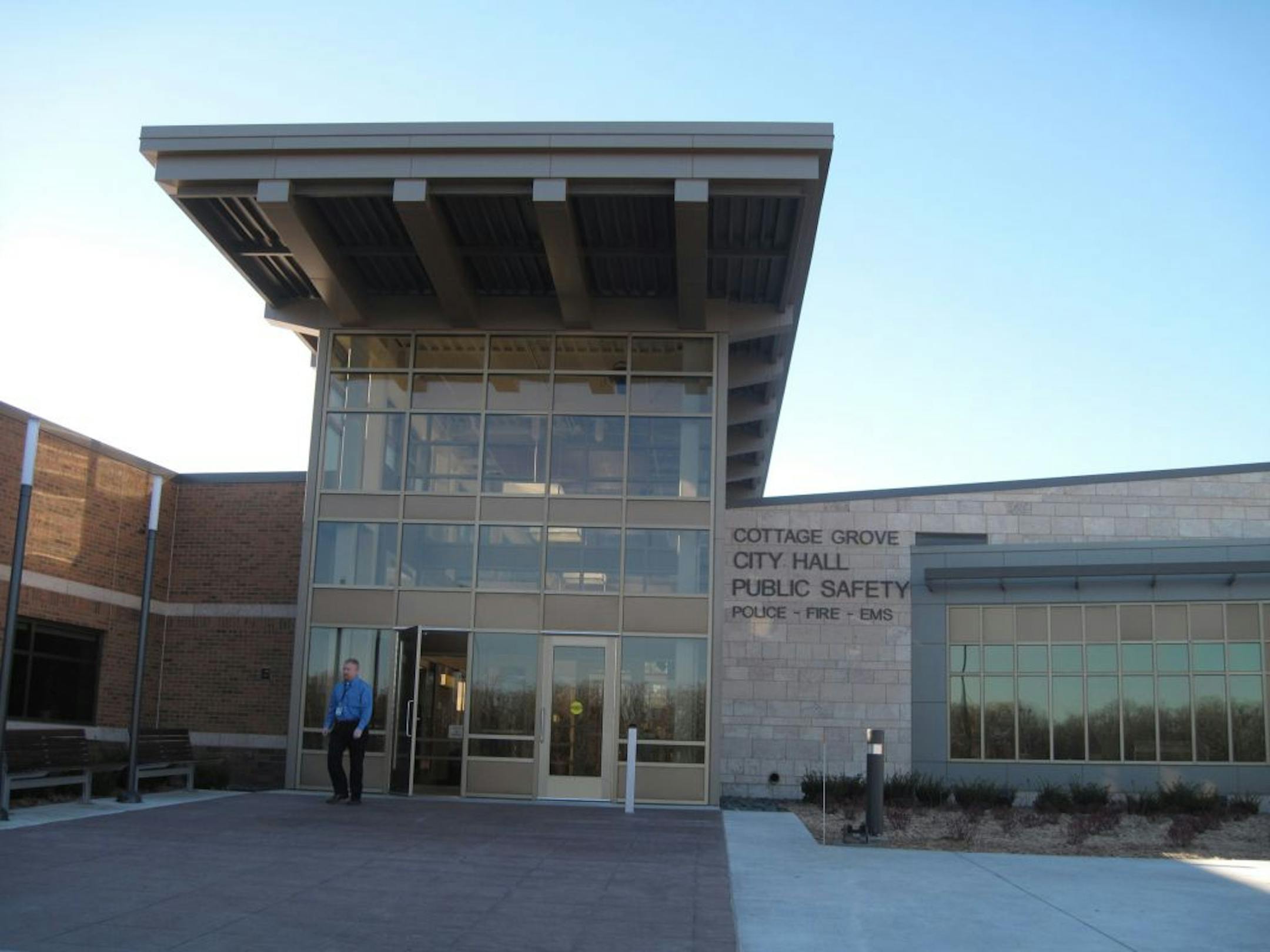Photo by Jim Anderson � Star Tribune Cottage Grove's new Public Safety/City Hall building