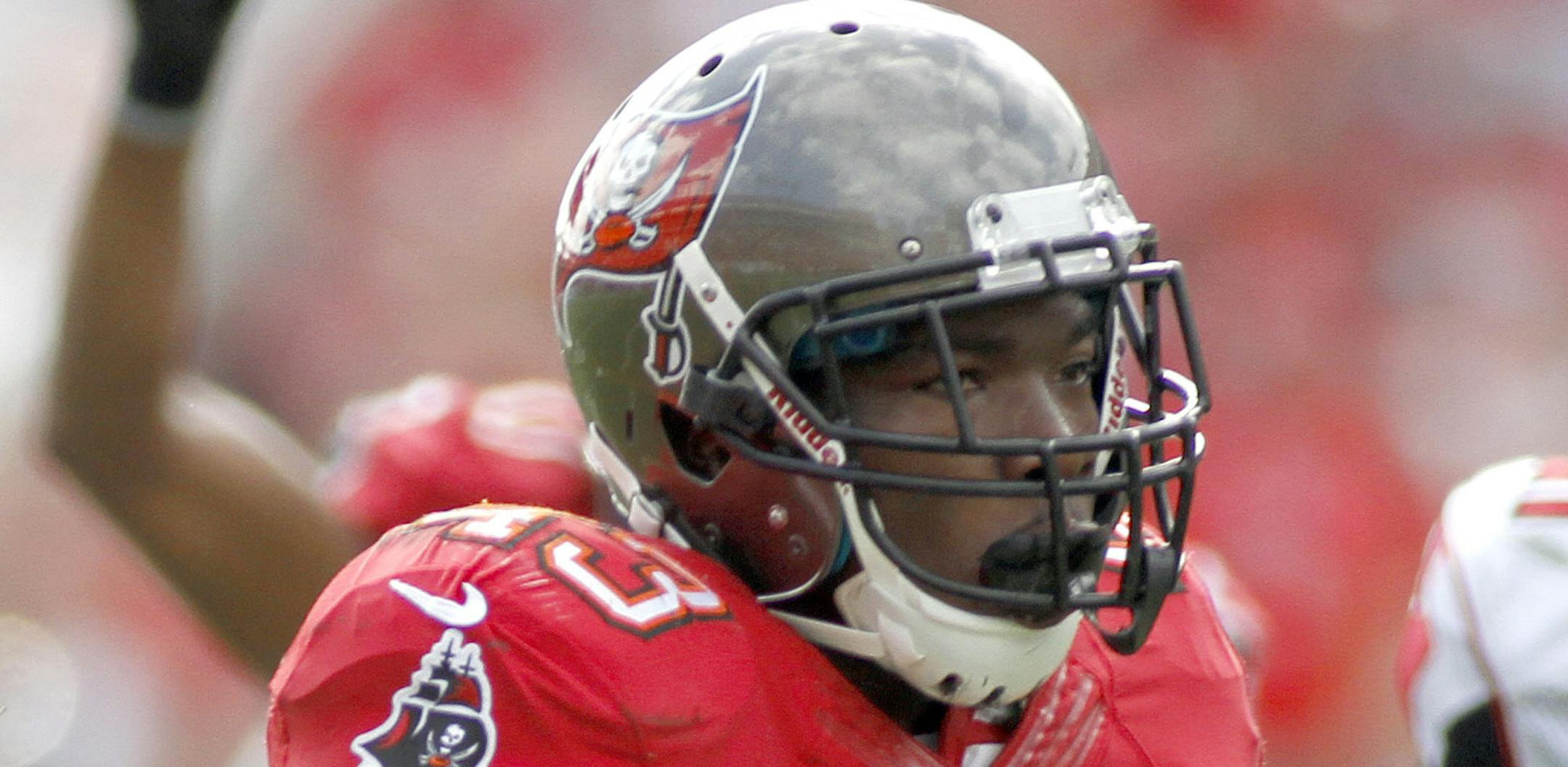 Tampa Bay Buccaneers running back Bobby Rainey (43) runs during the first half of an NFL football game on Sunday, Nov. 17, 2013 in Tampa, Fla.. The Buccaneers beat the Falcons 41-28. (AP Photo/Reinhold Matay)