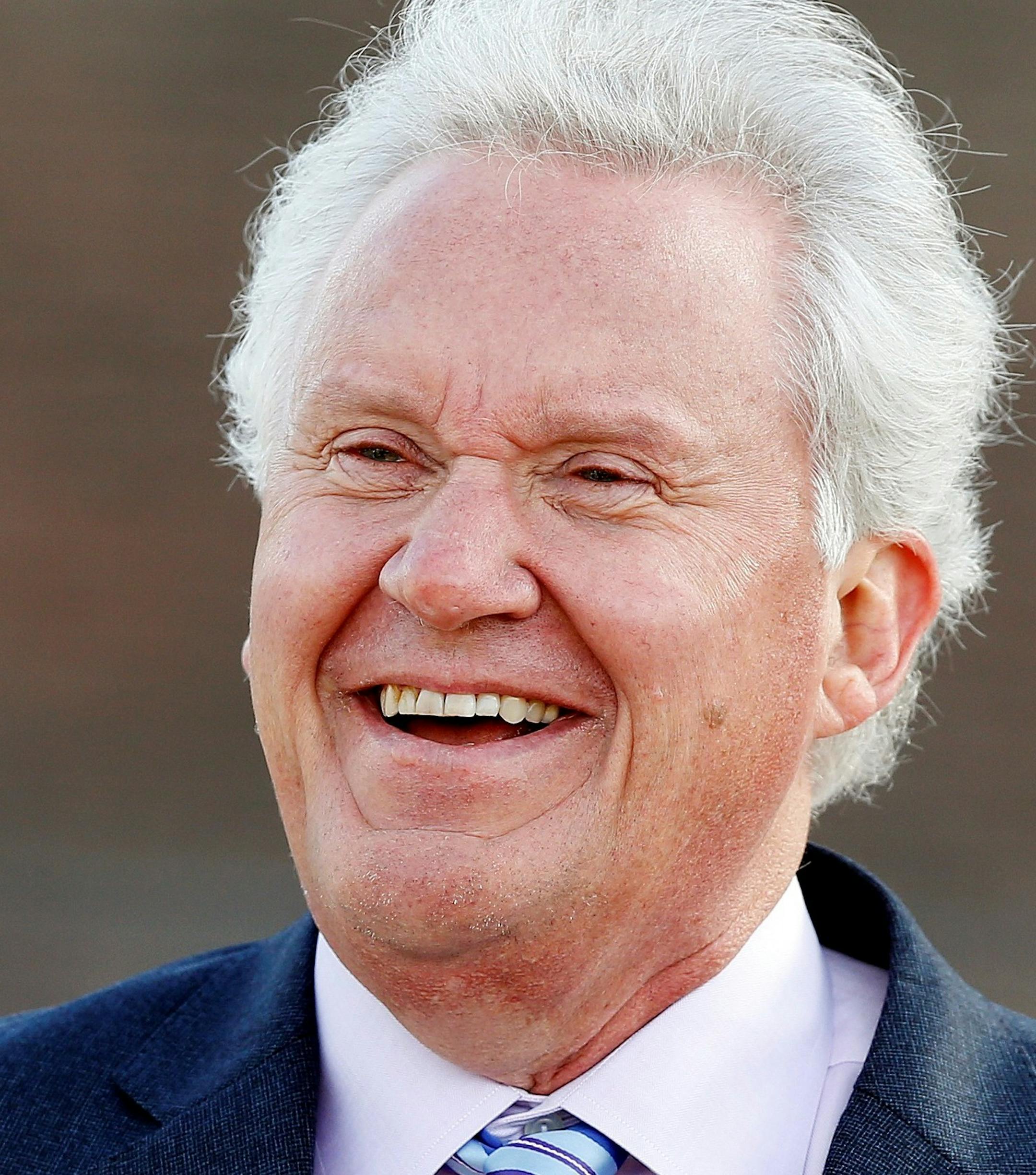 General Electric CEO Jeff Immelt attends a ground-breaking ceremony for GE's new headquarters, Monday, May 8, 2017, in Boston. (AP Photo/Michael Dwyer) ORG XMIT: MAMD101