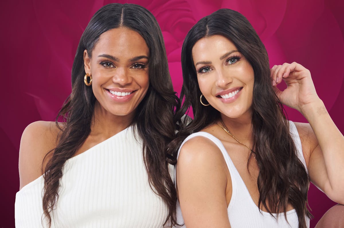 Former “Bachelorette” stars Michelle Young and Becca Kufrin are co-hosts of the new podcast, “Bachelor Happy Hour.”