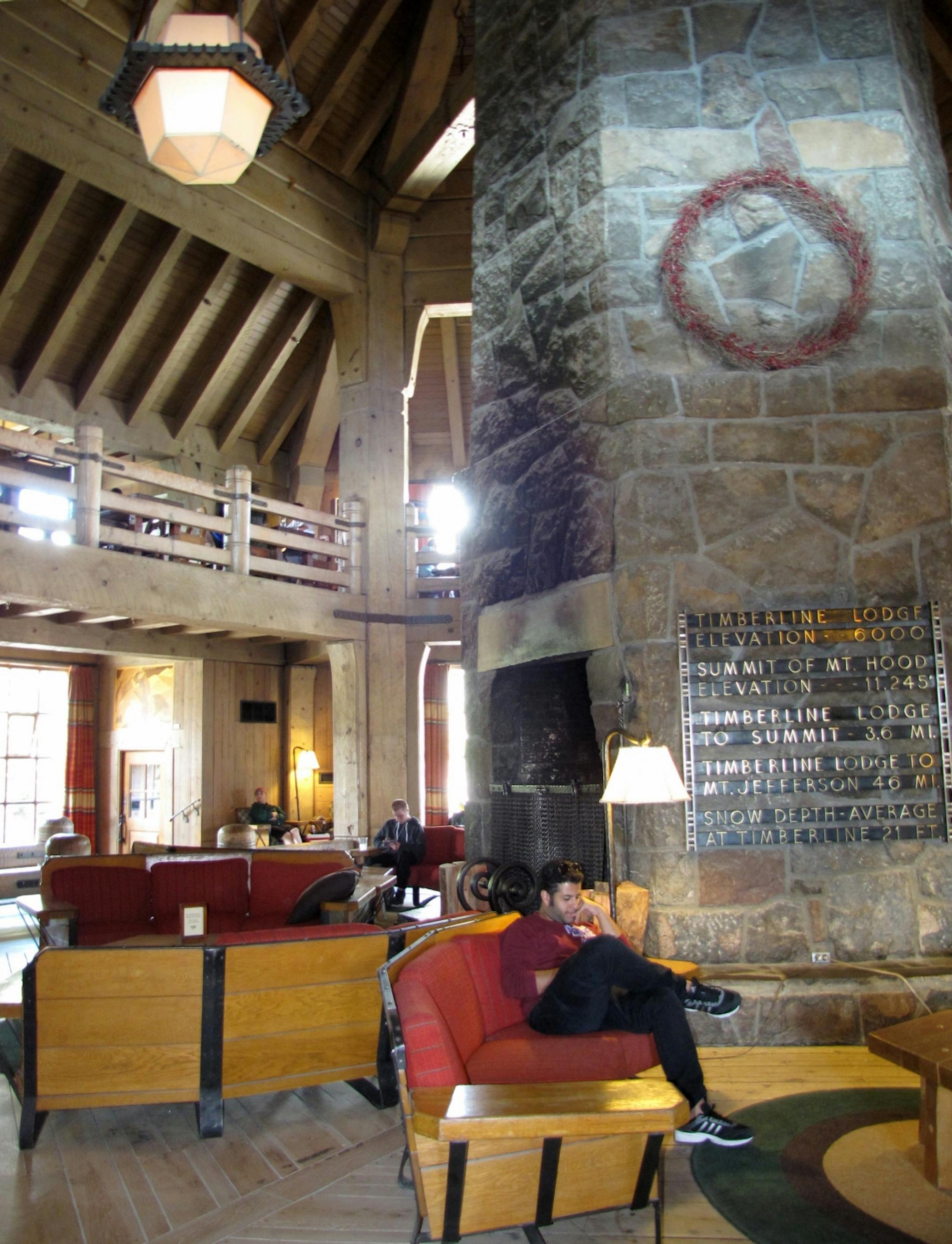 A crew of craftsmen created Timberline Lodge using native materials and WPA funding in 1937. The National Forest Service offers daily tours that include the spacious lounge where travelers, skiers and Pacific Crest Trail hikers converge.