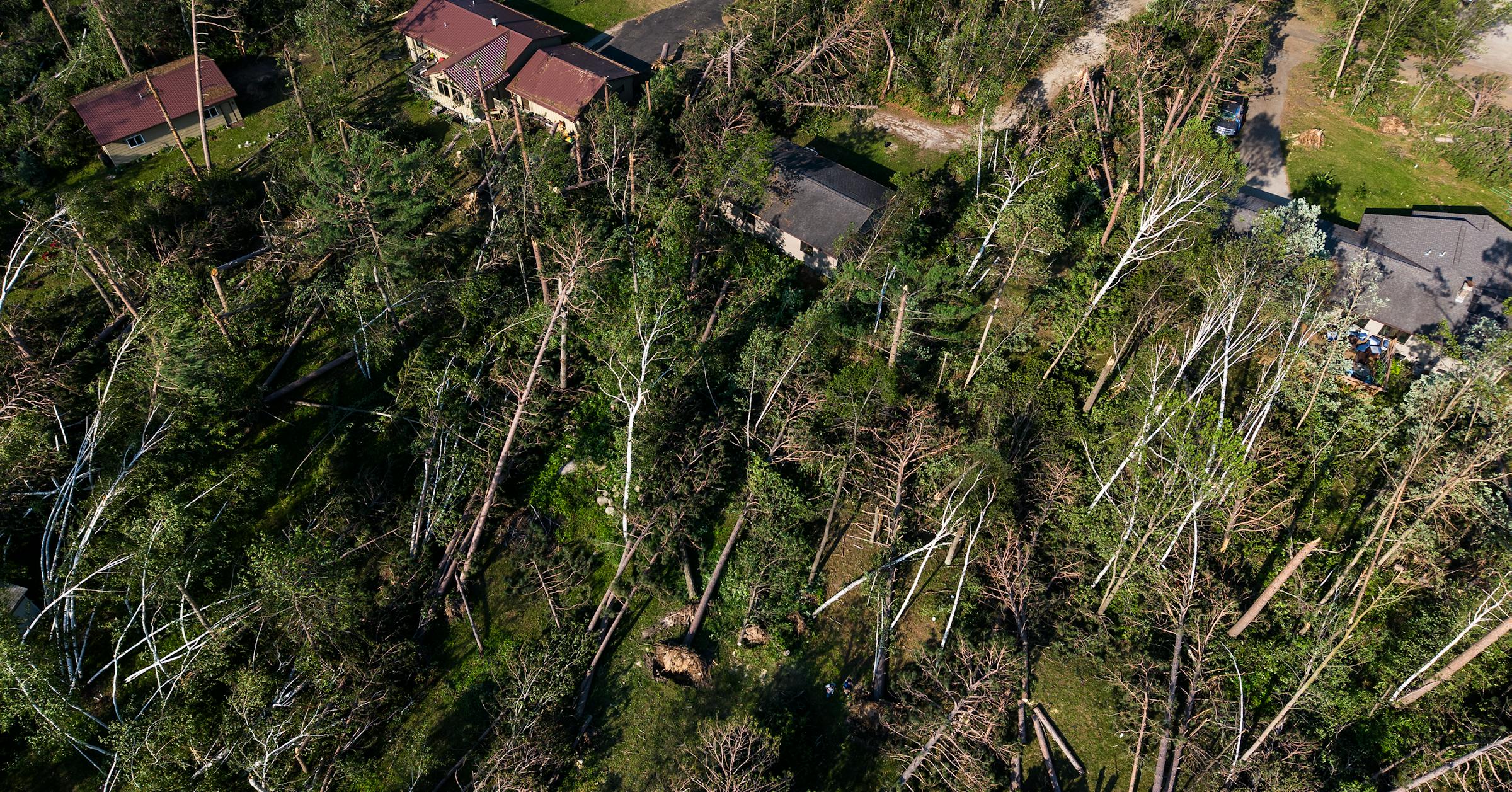 Walz tours Bemidji-area storm damage, fears insurance coverage will fall ...