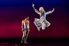 Karina Eimon and Logan Martin of Oakland Ballet Company perform "Ballet des Porcelaines," which is choreographed by Phil Chan.