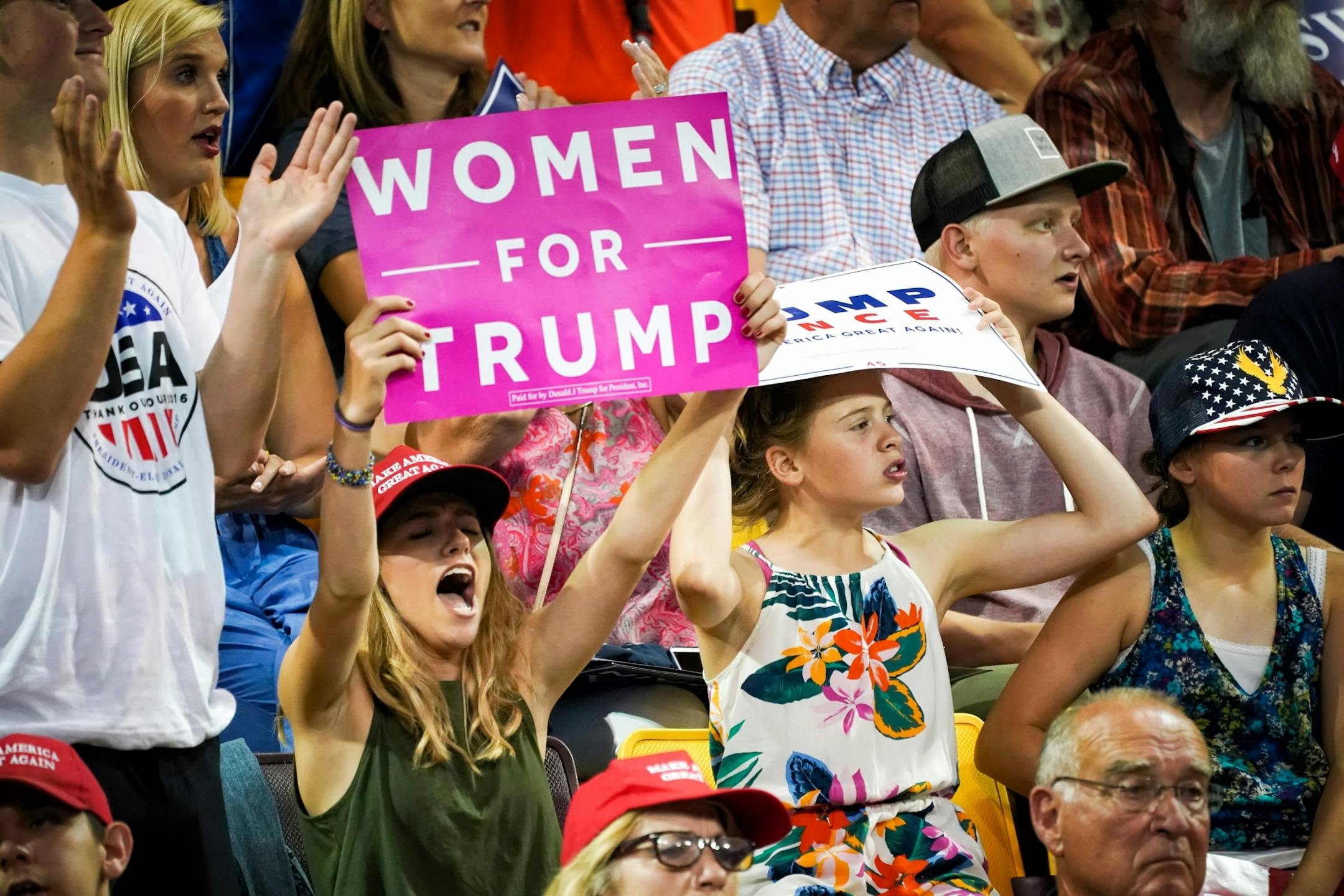 President Donald Trump made his first visit to Minnesota as president.