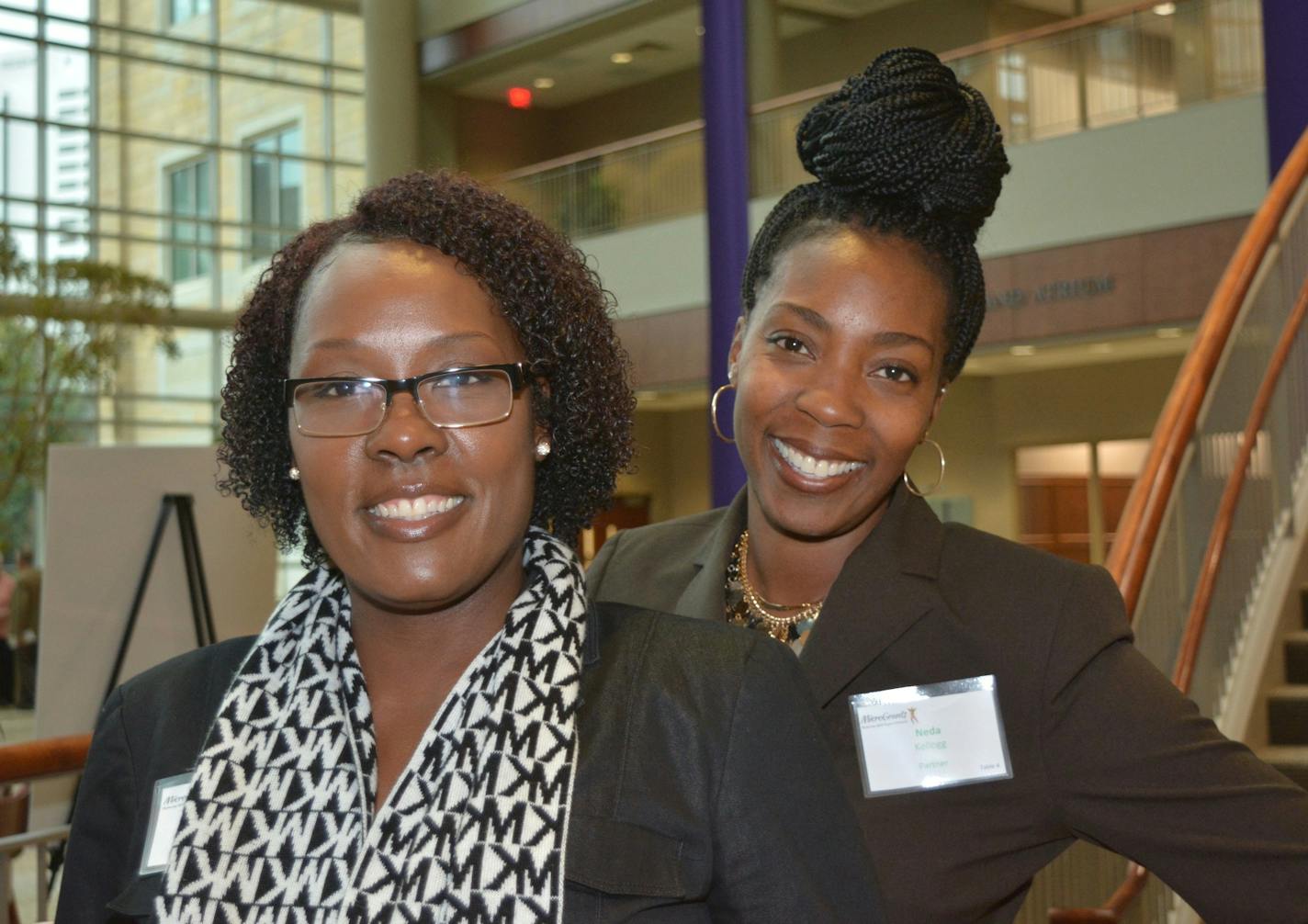 Tameeka Gamble and Neda Kellogg.