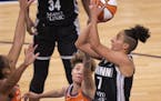 Layshia Clarendon took charge of the Lynx on very short notice Sunday against the Connecticut Sun.