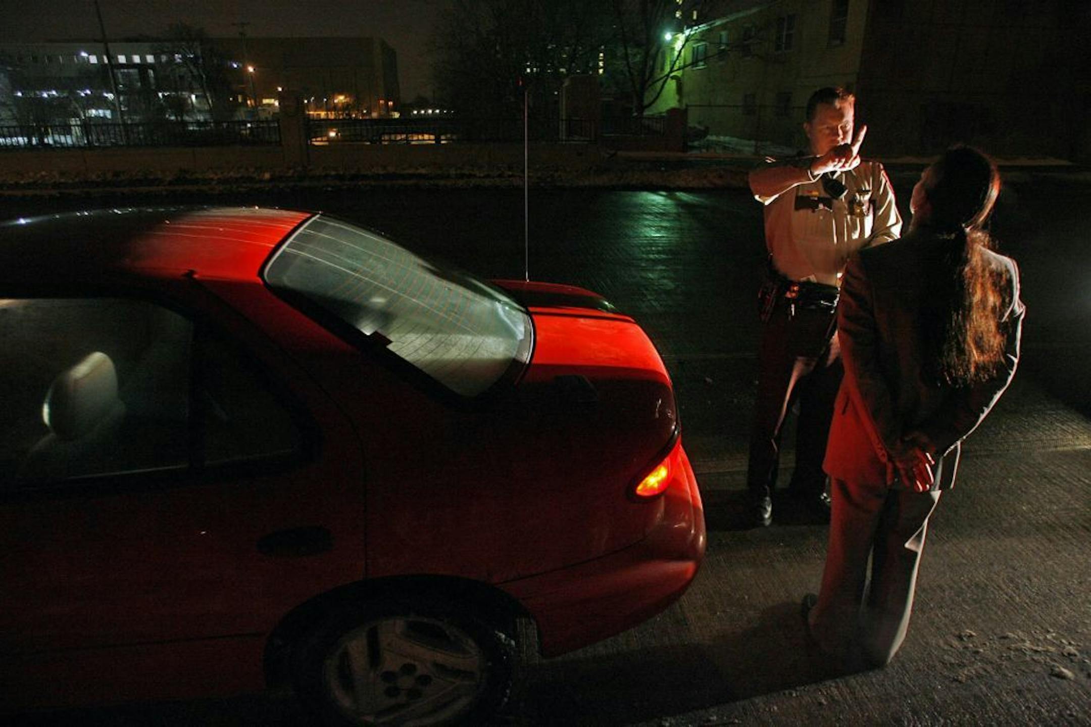 A Minnesota State Trooper performed a sobriety test on a driver in 2008. The driver was not cited for a DWI offense.