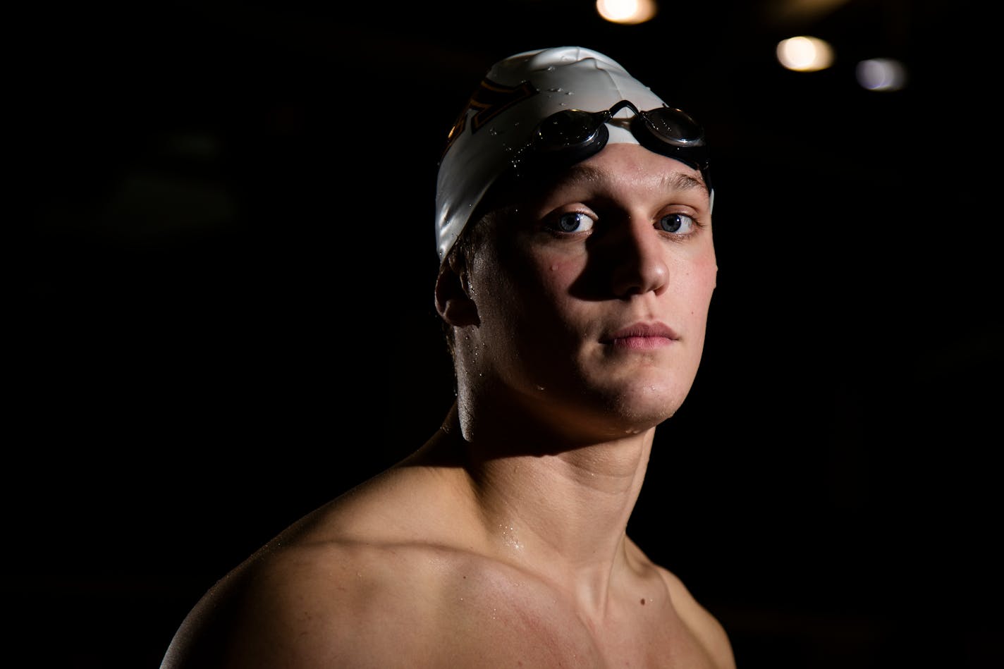 Gophers freshman swimmer Max McHugh poses for a portrait. ] LEILA NAVIDI ¥ leila.navidi@startribune.com