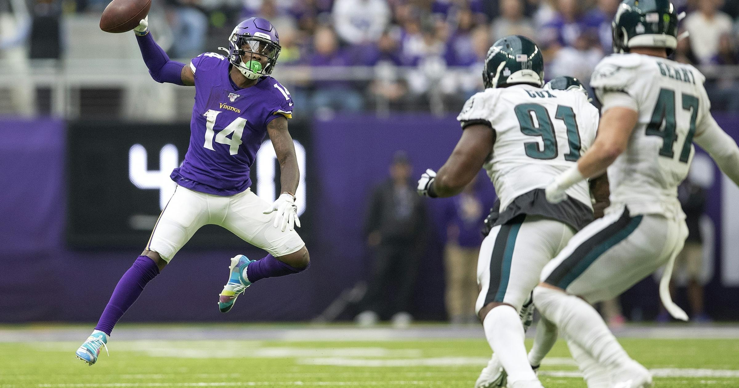 Cure for a 'cold' Stefon Diggs' seven catches for 167 yards and three