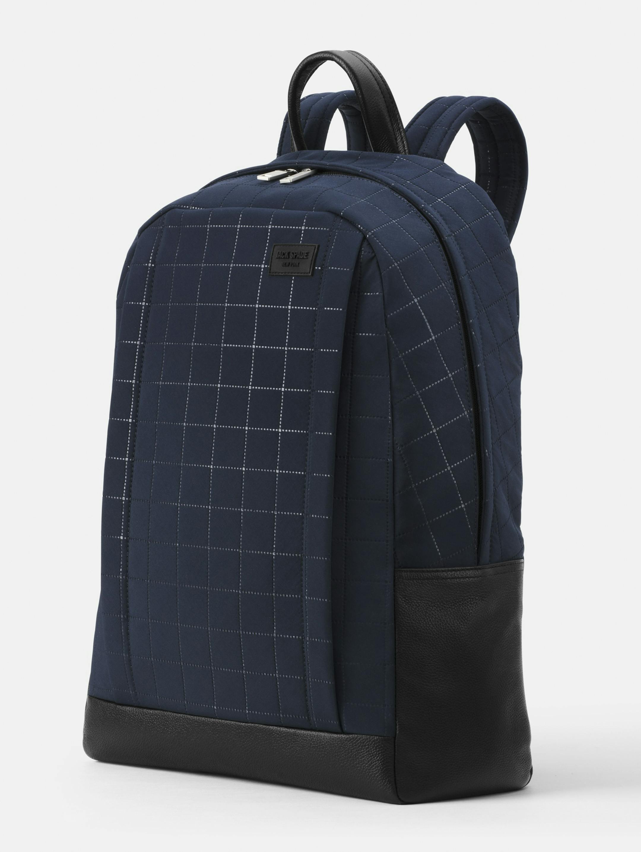 PHOTO MOVED IN ADVANCE AND NOT FOR USE - ONLINE OR IN PRINT - BEFORE DEC. 27, 2015. -- An undated handout photo of Jack Spade's Quilted Tech nylon backpack, $298. The backpack options of today combine fashion and function and are designed with globetrotters in mind. (Handout via The New York Times) -- NO SALES; FOR EDITORIAL USE ONLY WITH STORY SLUGGED CARRY ON BACKPACKS ADV27 BY VORA. ALL OTHER USE PROHIBITED.