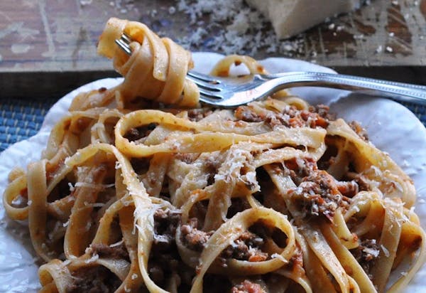 Slow cooker Bolognese Sauce.