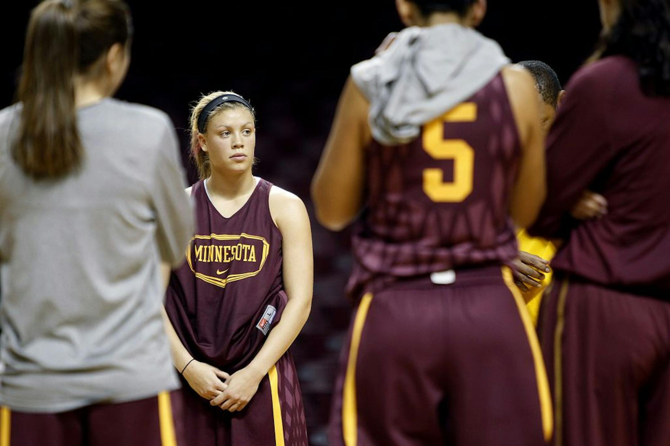 Gophers point guard Rachel Banham