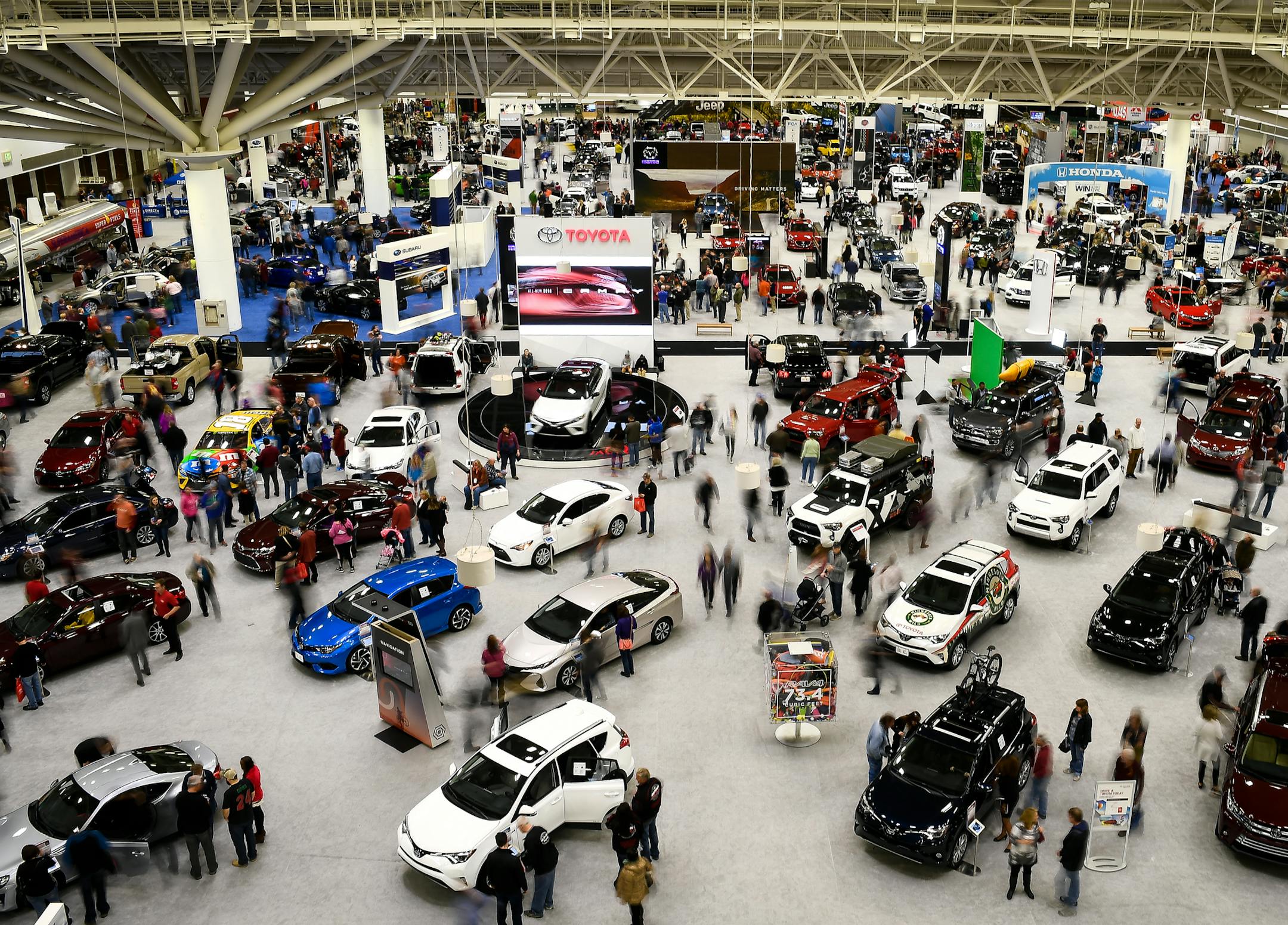 The Twin Cities Auto Show at the Minneapolis Convention Center.