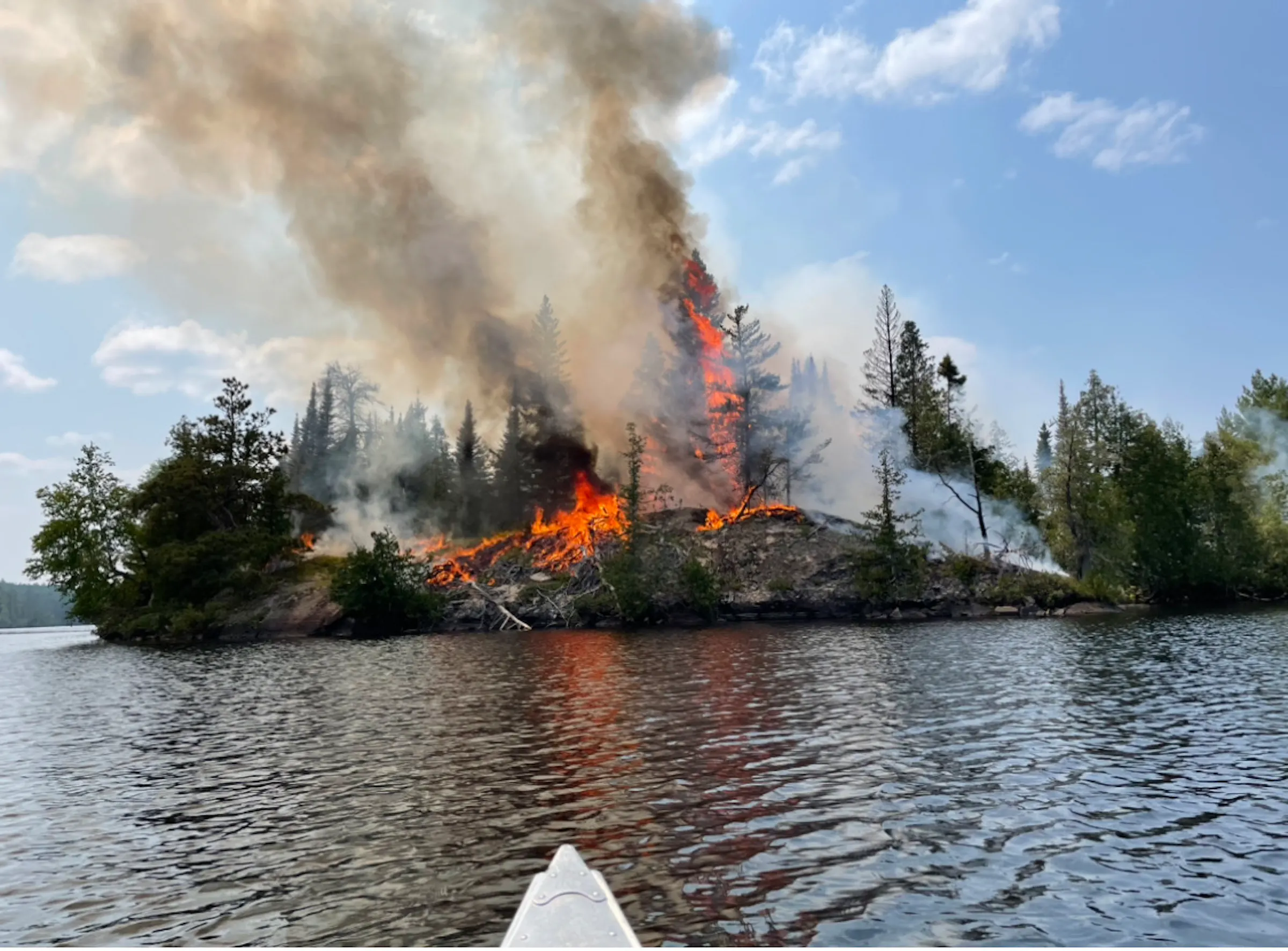 Boundary Waters wildfire started by humans, officials say