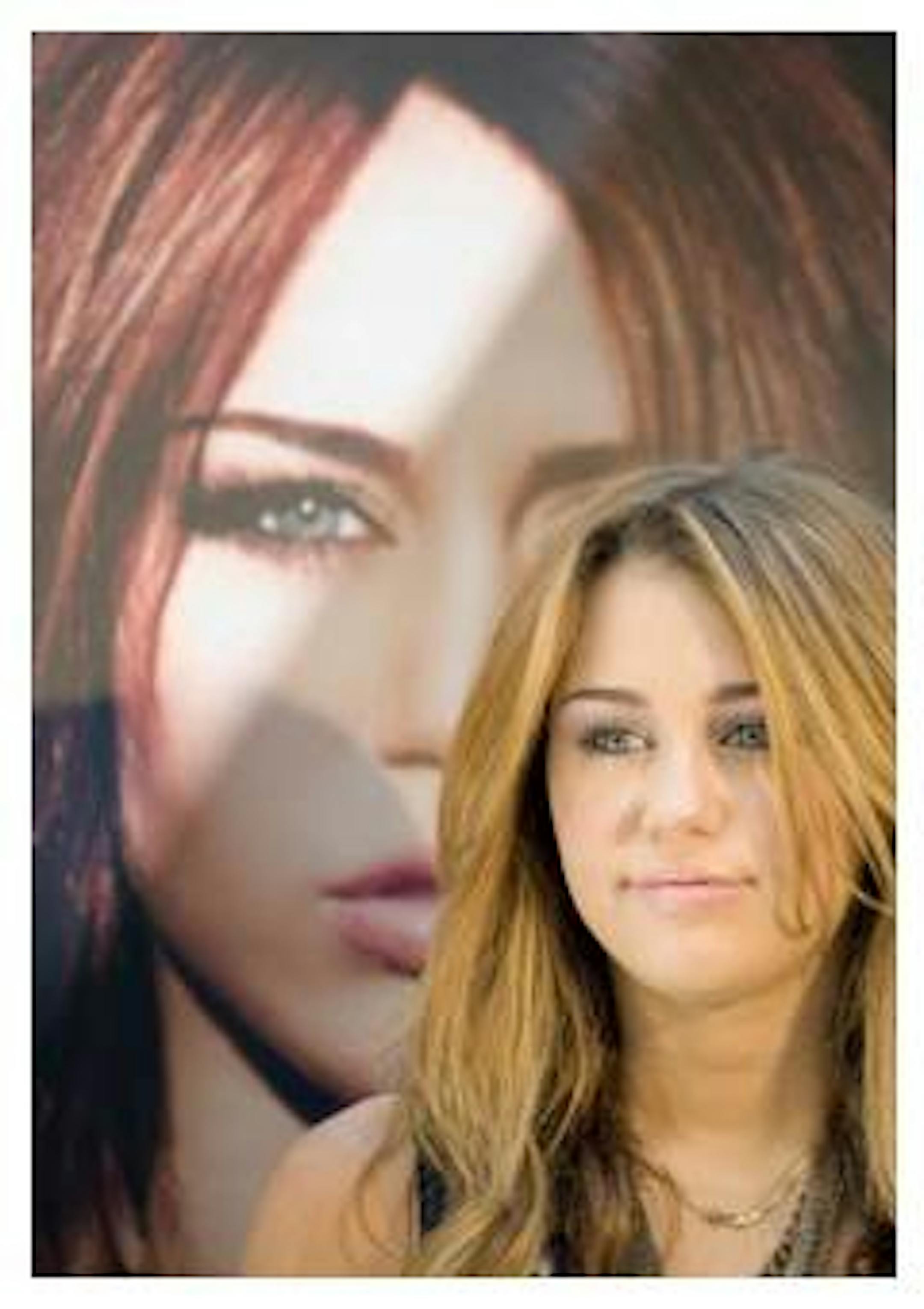 Miley at some PR event, promoting something. AP photo.