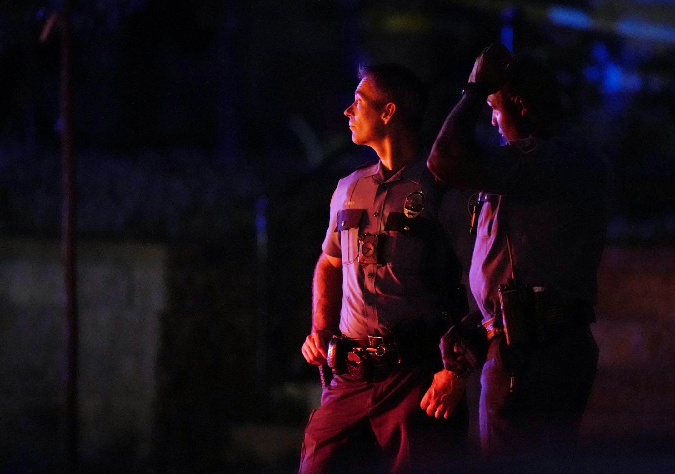 Police sequestered an area where a police involved shooting occurred near North Griggs and Thomas Ave West.