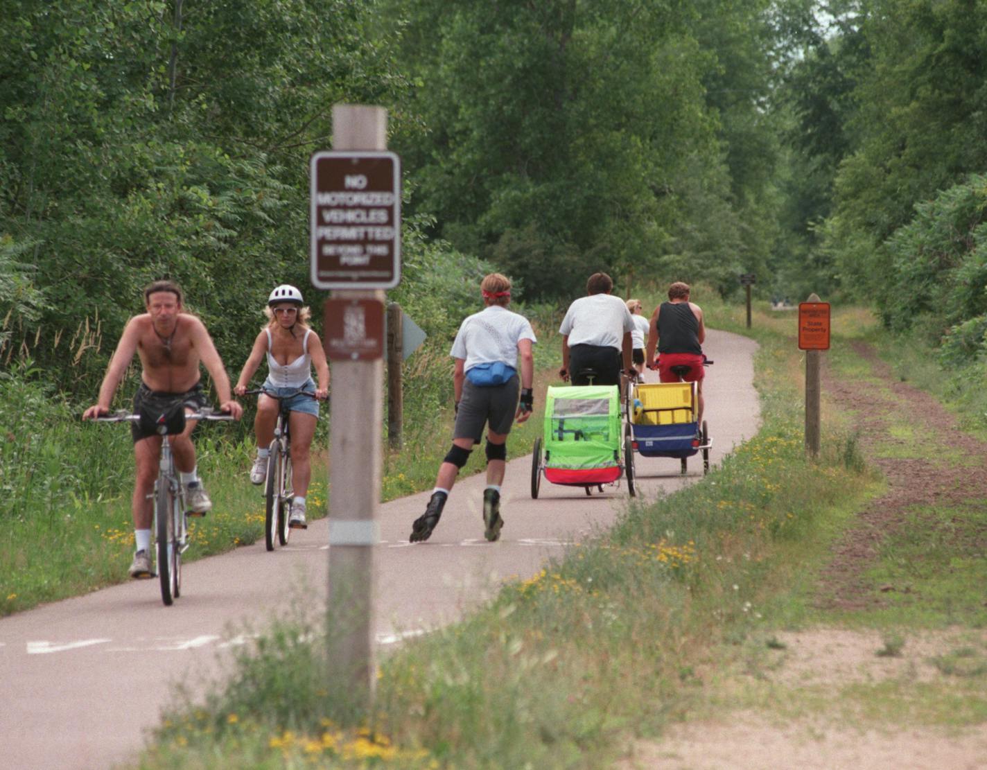 BUSY SUMMER STRETCH: The Gateway State Trail, one of the busiest recreational paths in the state, will have a segment shutting down Monday for nine days. Those headed to the tunnel under Hwy. 36 in Pine Springs need to find a new route until June 25 because of a road reconstruction project.