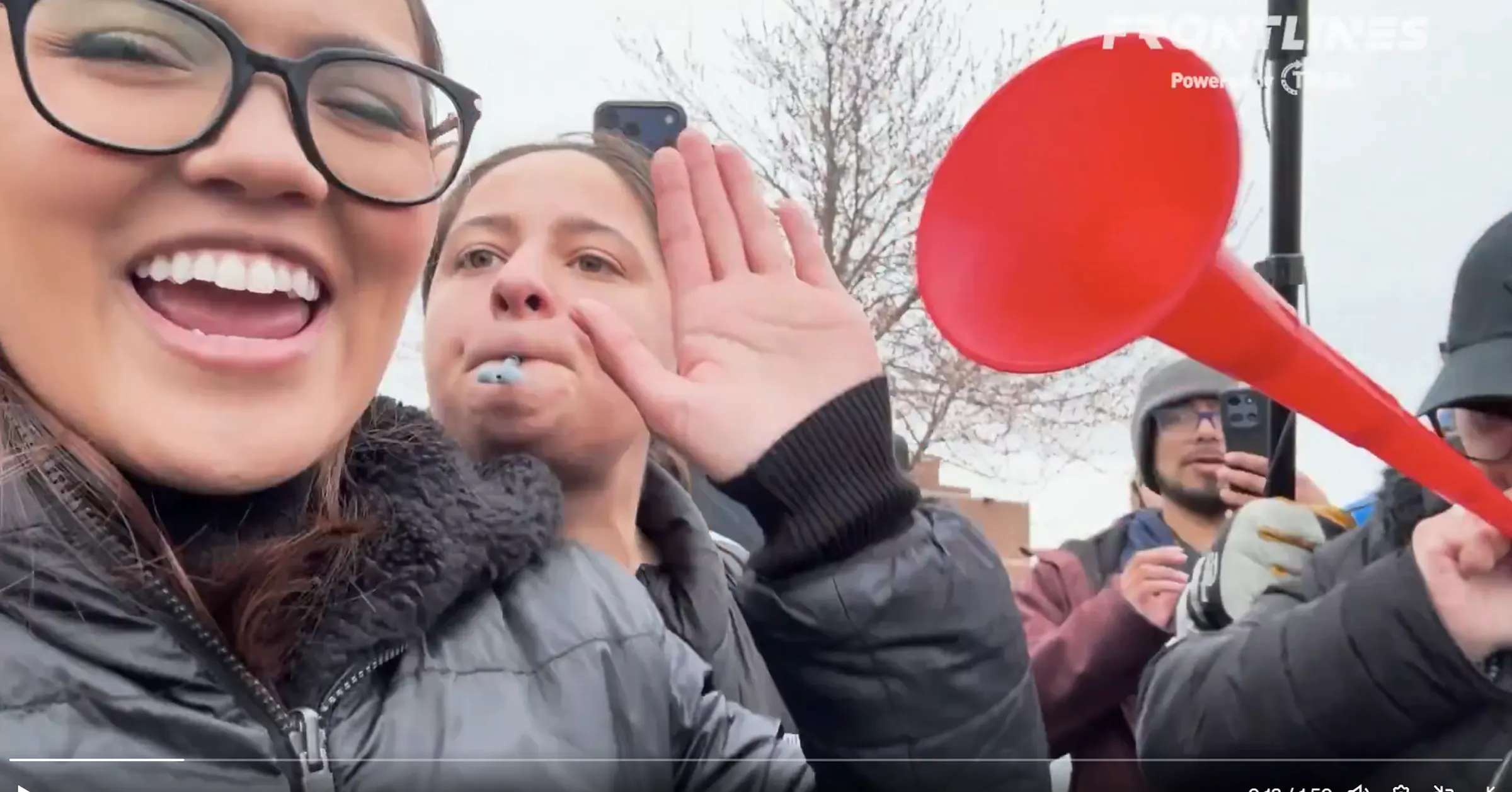 Four arrested at anti-ICE protest where Turning Point reporter was attacked