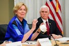 Dr. Deborah Birx held a 3M N95 mask on a March 2020 visit to 3M headquarters in Maplewood with Vice President Mike Pence.
