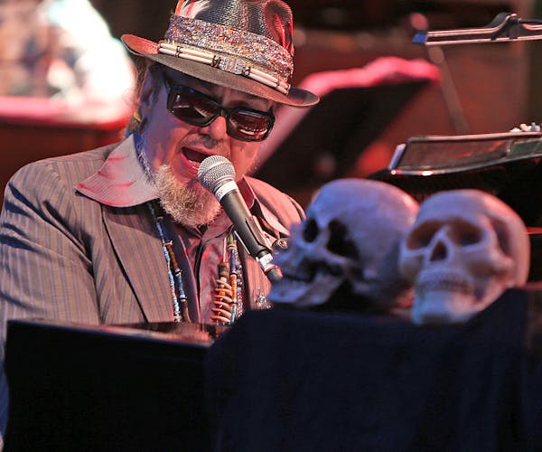 New Orleans' Rock Hall of Famer Dr. John, performed at the Minnesota Zoo Amphitheater, Friday, July 19, 2013 in Apple Valley, MN. (ELIZABETH FLORES/ST