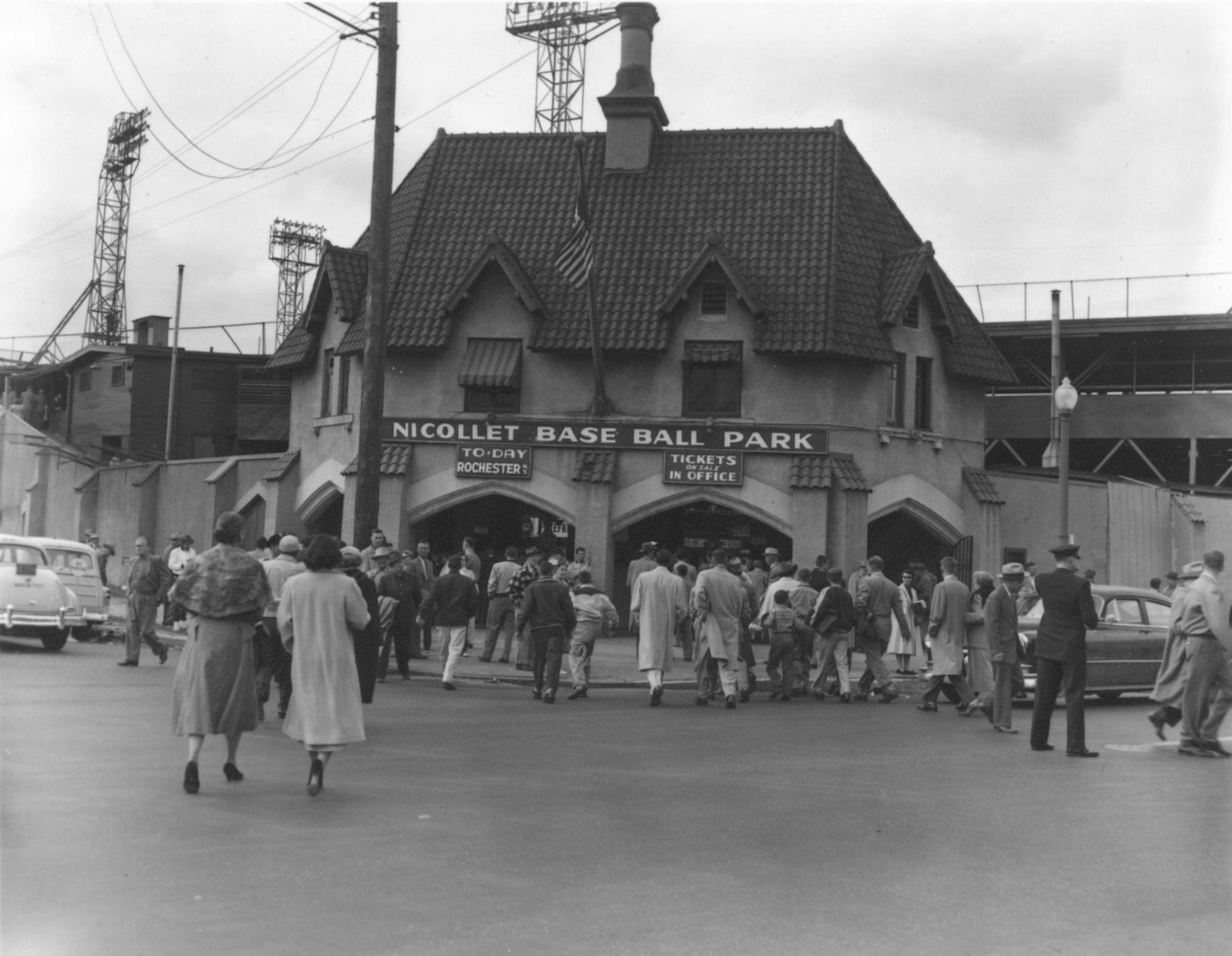 Nicollet Park in Minneapolis was home to the Minneapolis Millers baseball team.