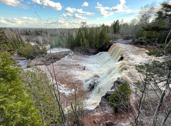Gooseberry Falls roared after May 2022’s rainfall and snowmelt raised the water levels of North Shore rivers on their way to Lake Superior.