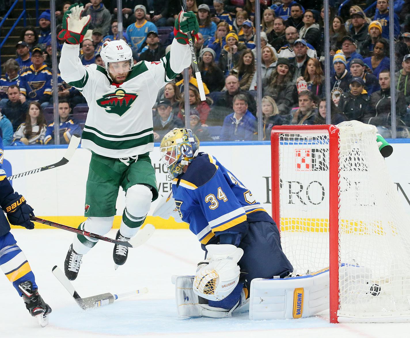 Jason Zucker and the Wild took a big fall to start the season before Eric Staal went on a scoring tear, Zach Parise returned from a back injury to score 15 goals in 42 games and the defensemen combined for 200 points.