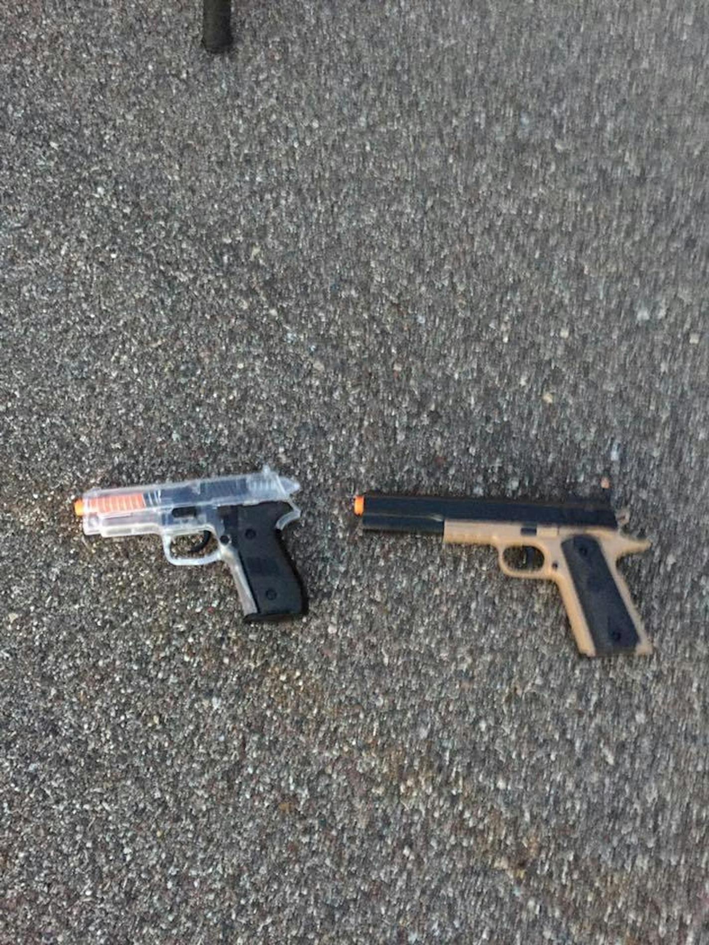 St. Louis Park police provided this photo of a toy gun wielded Friday night by teens they encountered.