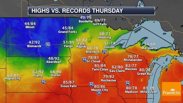 D.J. Kayser: Another record-breaking day expected Thursday