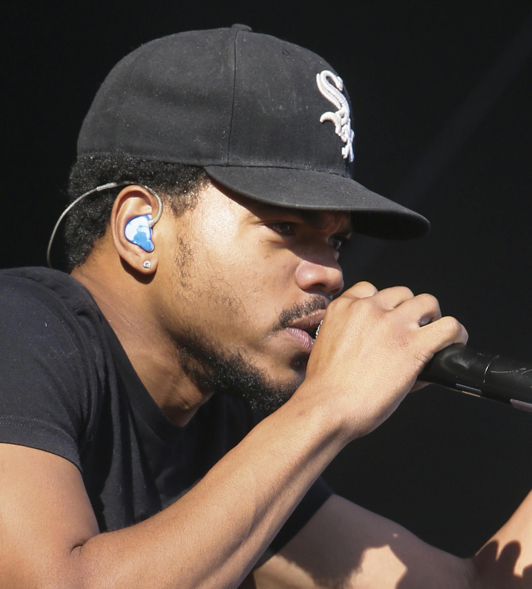 Chance The Rapper performs at the Austin City Limits Music Festival in Zilker Park on Sunday, Oct. 4, 2015, in Austin, Texas. (Photo by Jack Plunkett/Invision/AP)