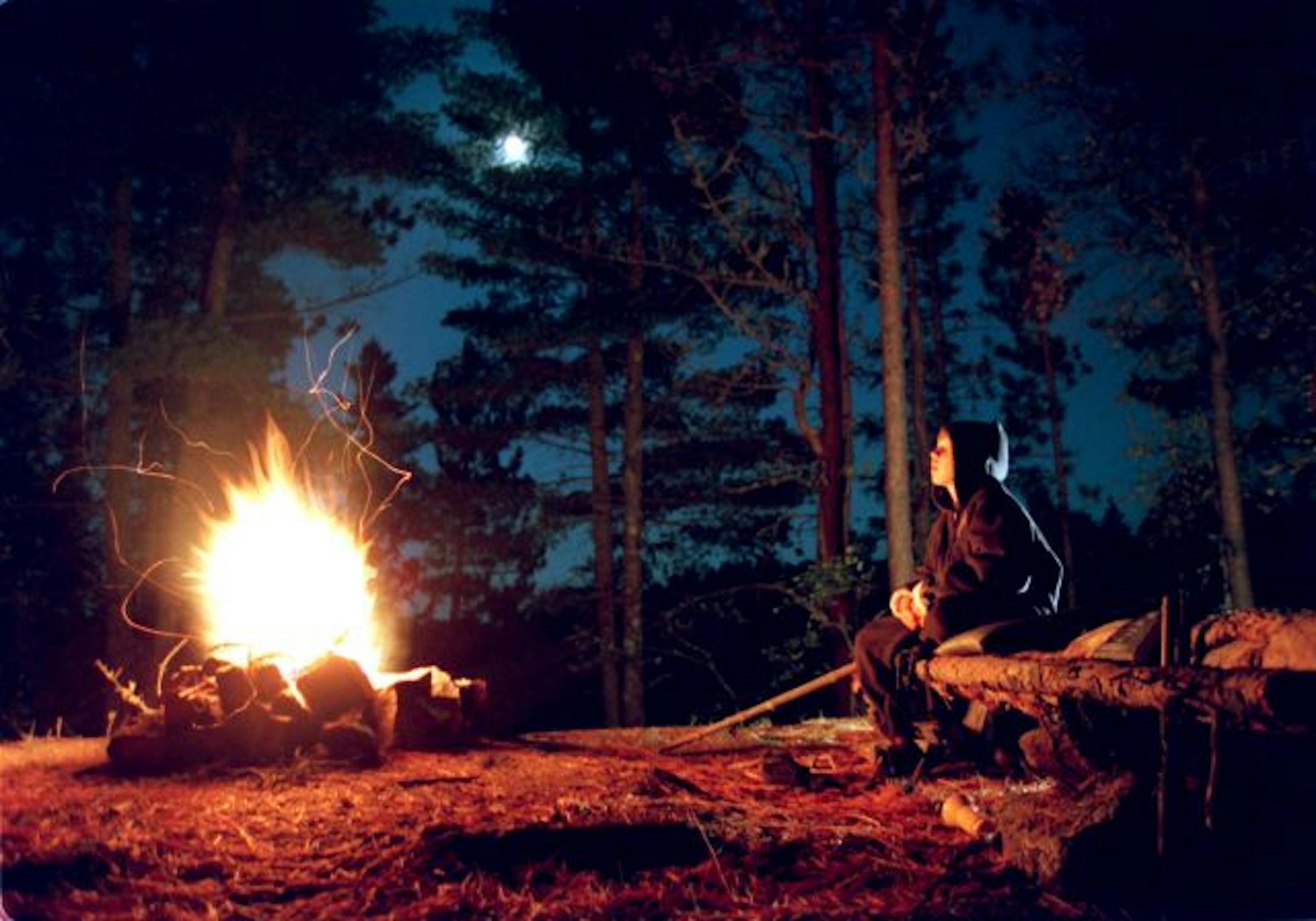 Moonlight sky, fire, quiet: The Boundary Waters Canoe Area can provide many simple pleasures.
