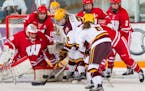 Sidney Peters made a career-high 38 saves as the fourth-ranked Gophers women's hockey team tied No. 1 Wisconsin 0-0 on Sunday in front of 3,129 at Rid