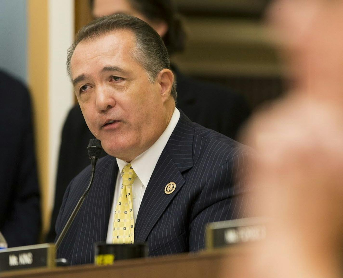 A tear begins to run down the cheek of Rep. Trent Franks, R-Ariz., as he delivers his remarks before the House Judiciary Committee hearing at the Capitol in Washington examining the abortion practices of Planned Parenthood, Wednesday, Sept. 9, 2015.