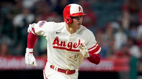 Shohei Ohtani has 25 home runs — and 10 wins as a pitcher — for the Angels this season. 