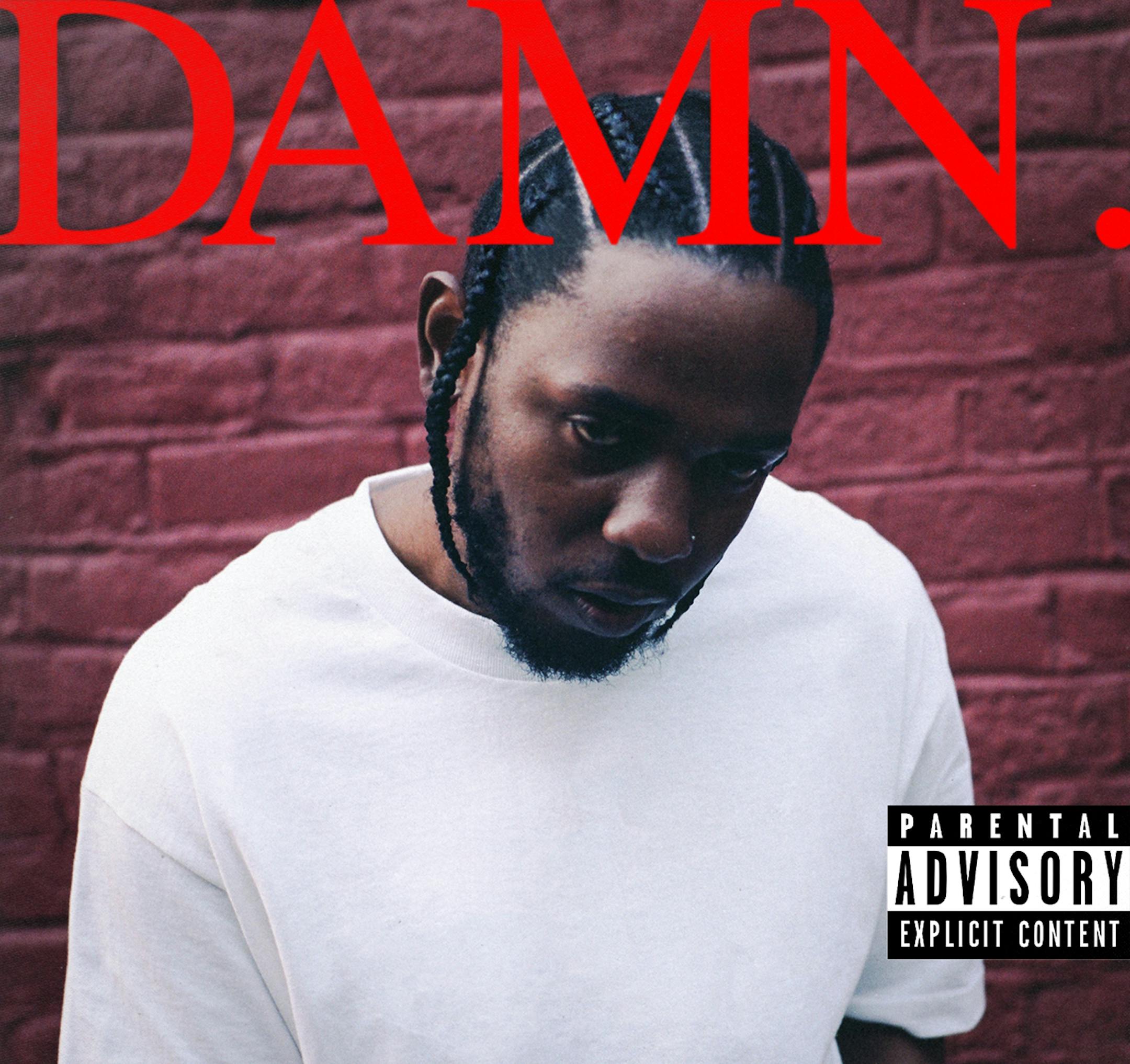 This cover image released by Interscope Records shows "Damn." the latest release by Kendrick Lamar. (Interscope Records via AP)