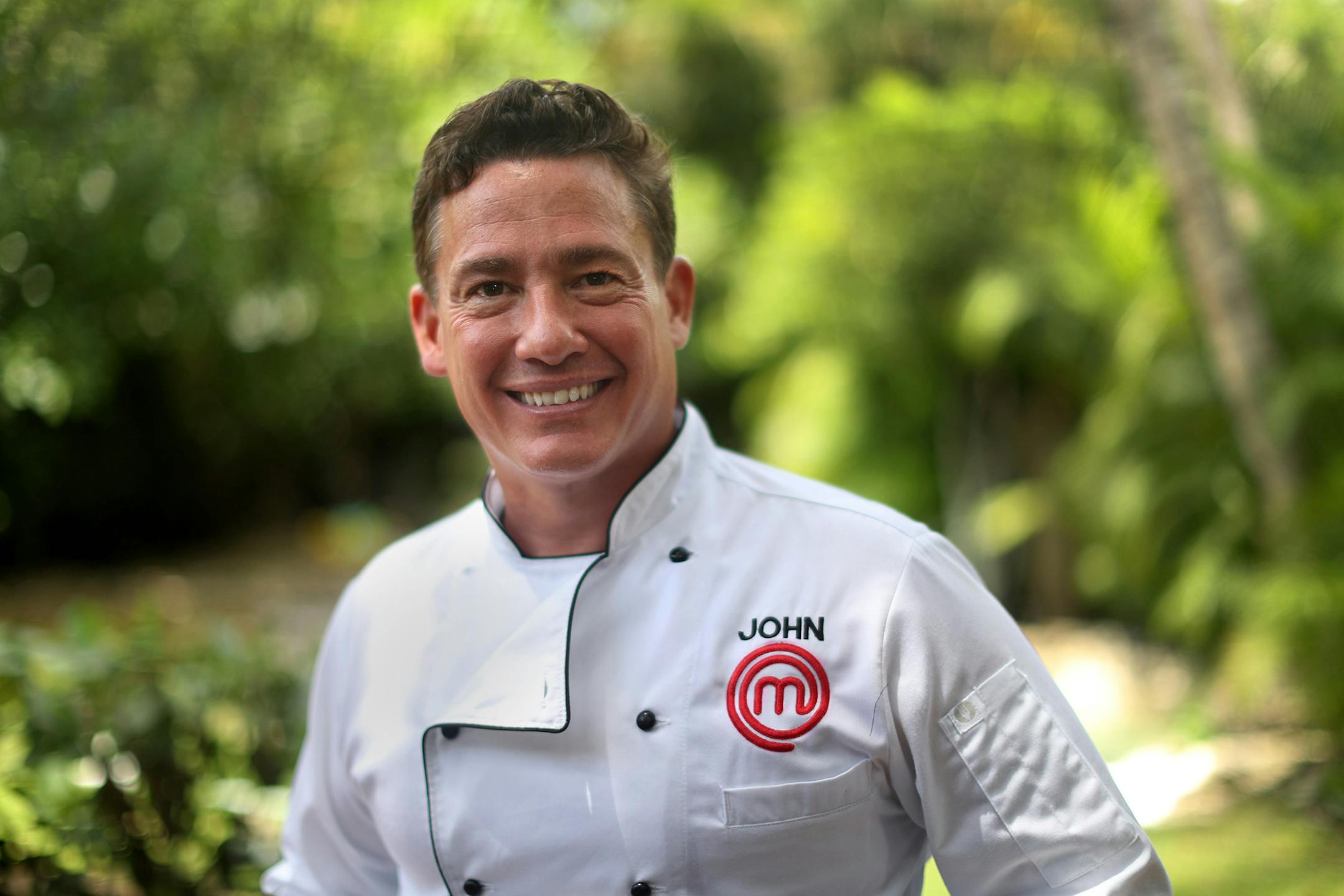 Master Chef Latino John Pardo of Miami at his home in Coconut Grove. (Susan Stocker/South Florida Sun Sentinel/TNS) ORG XMIT: 1396524 ORG XMIT: MIN1908200338070401