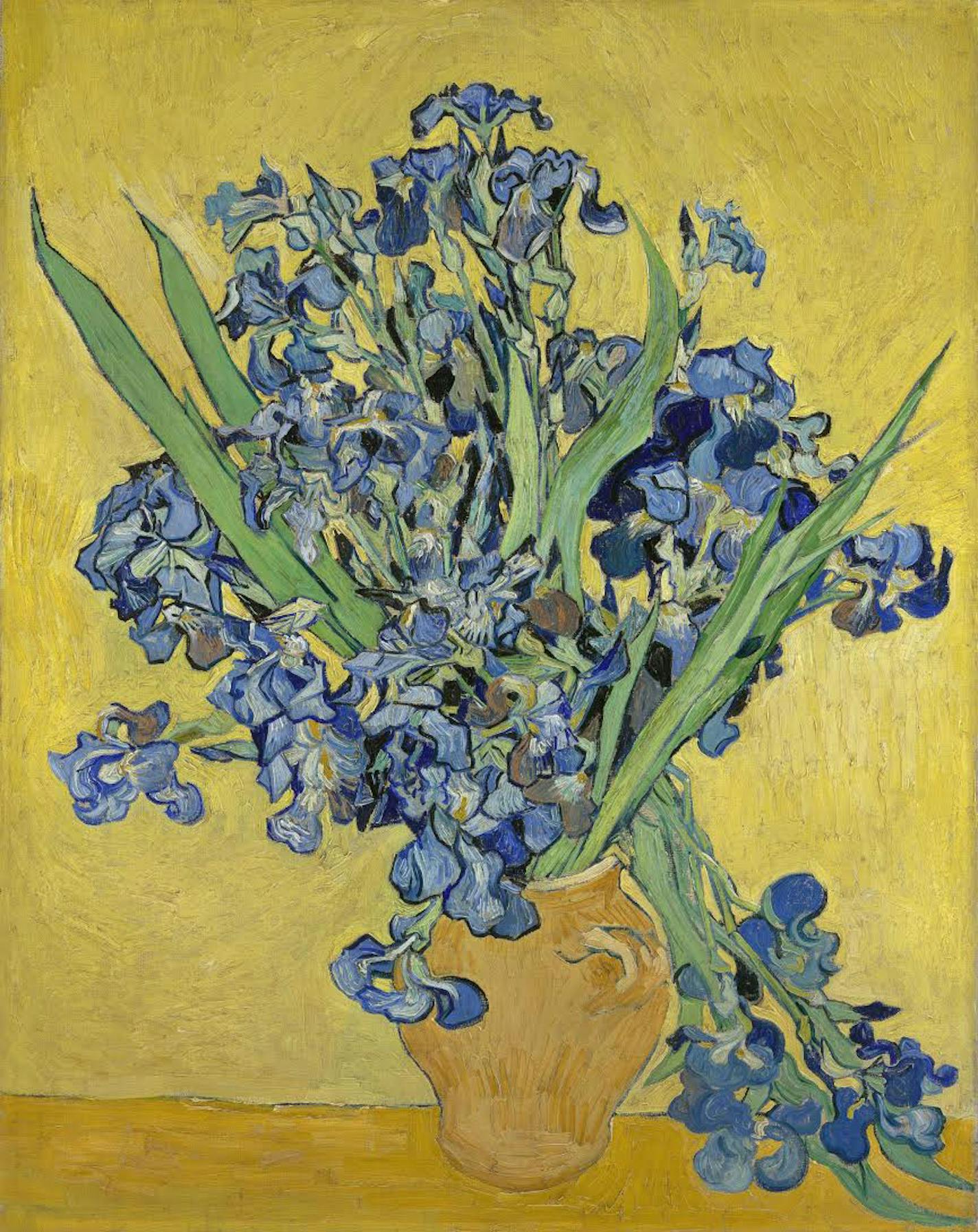 Vincent van Gogh (1853 - 1890); Irises ; Saint-R&#xc8;my-de-Provence, 1890; Oil on canvas; 92.7 cm x 73.9 cm; Van Gogh Museum, Amsterdam (Vincent van Gogh Foundation)