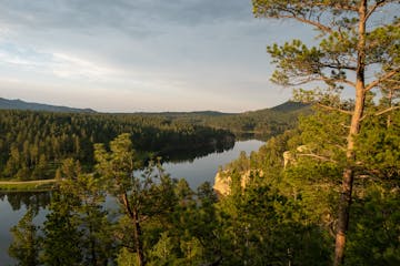 Golden hour on our last day at Custer.