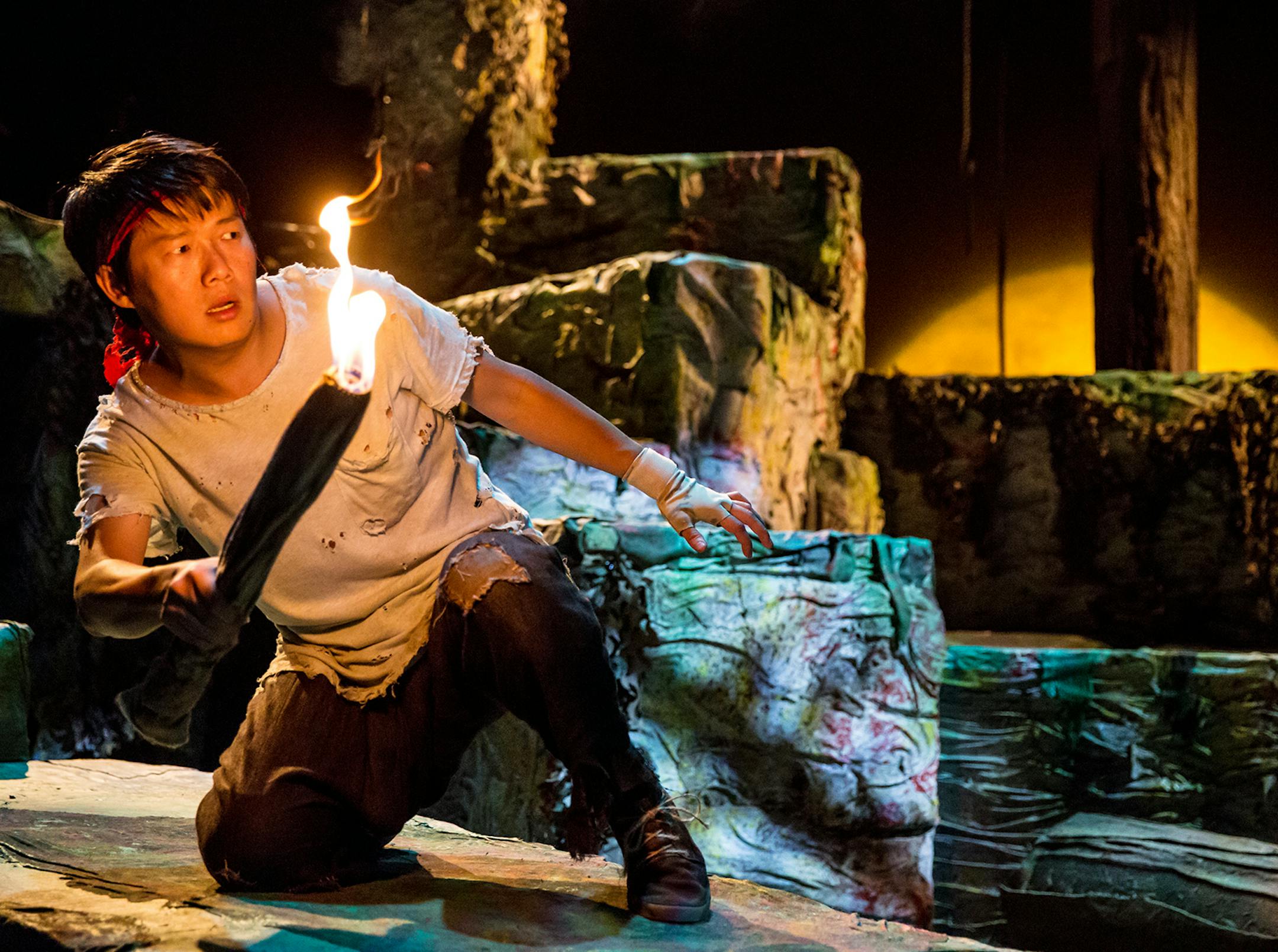 Photo of Eric Sharp by Dan Norman of The Jungle Book for Children's Theatre Company.