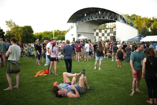 Fans waited for Cheap Trick to play at the Hilde Performance Center in Plymouth in 2016.