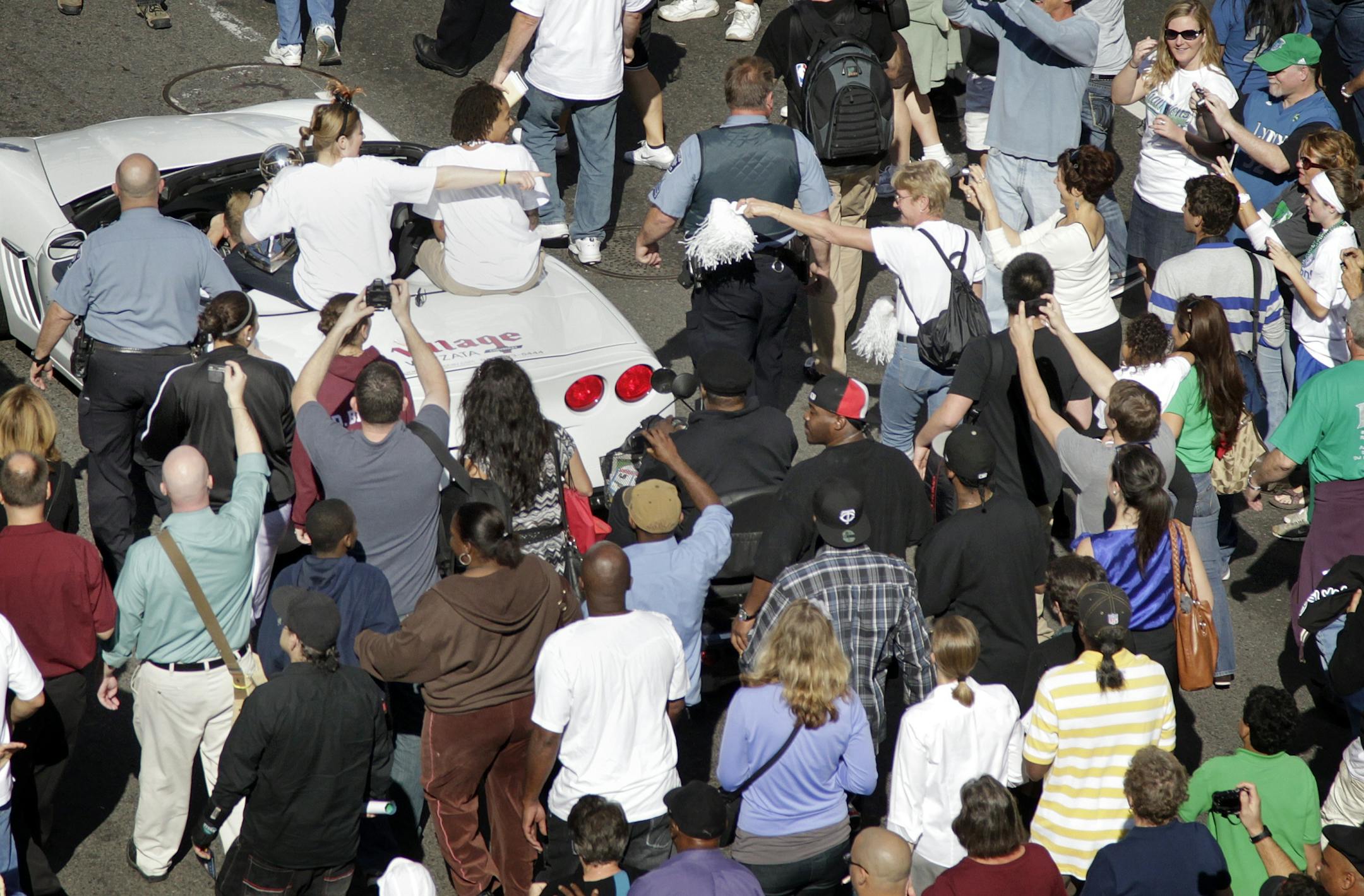 The Lynx celebrated their WNBA championship with a parade in 2011. This year's parade will be held Monday.