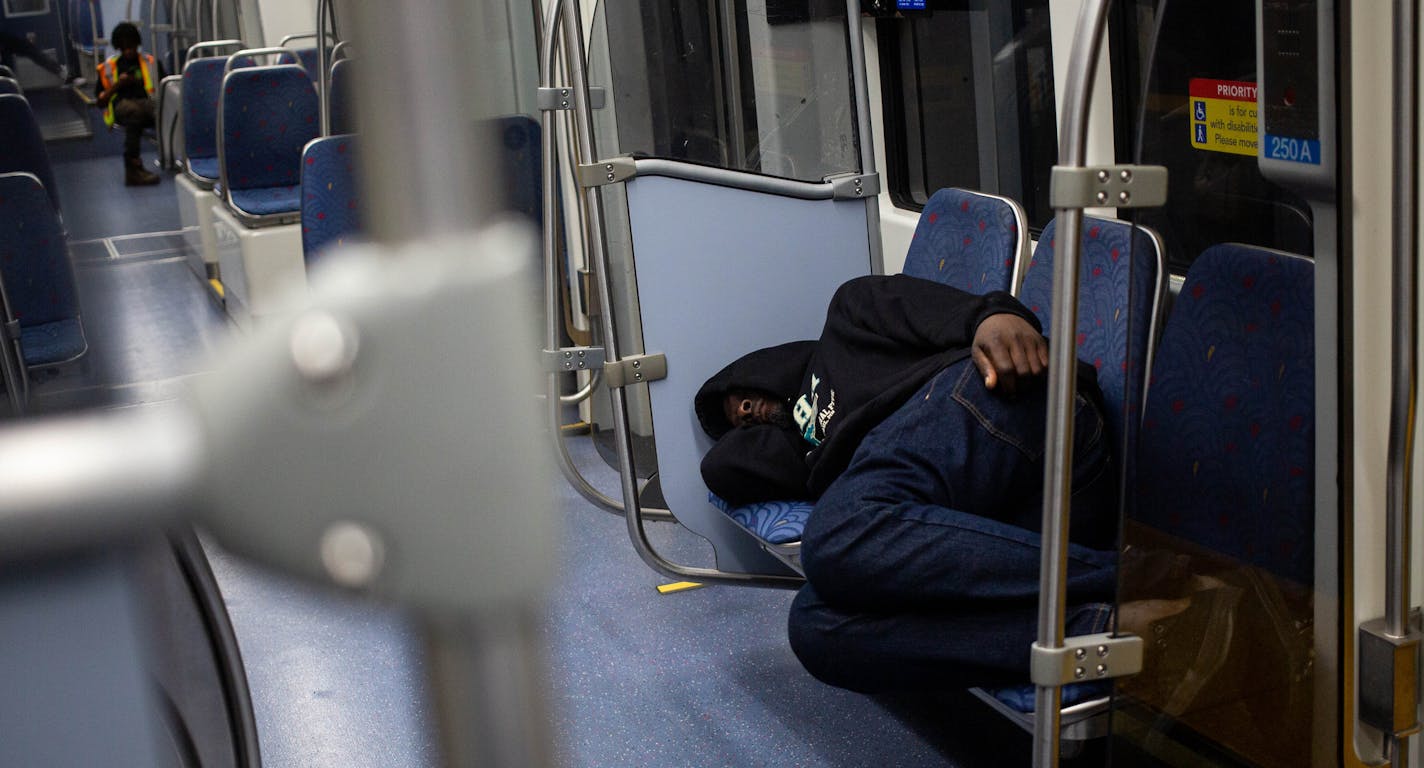 A Minneapolis police report found the Green Line trains form a homeless camp of at least 180 to 275 people every night.