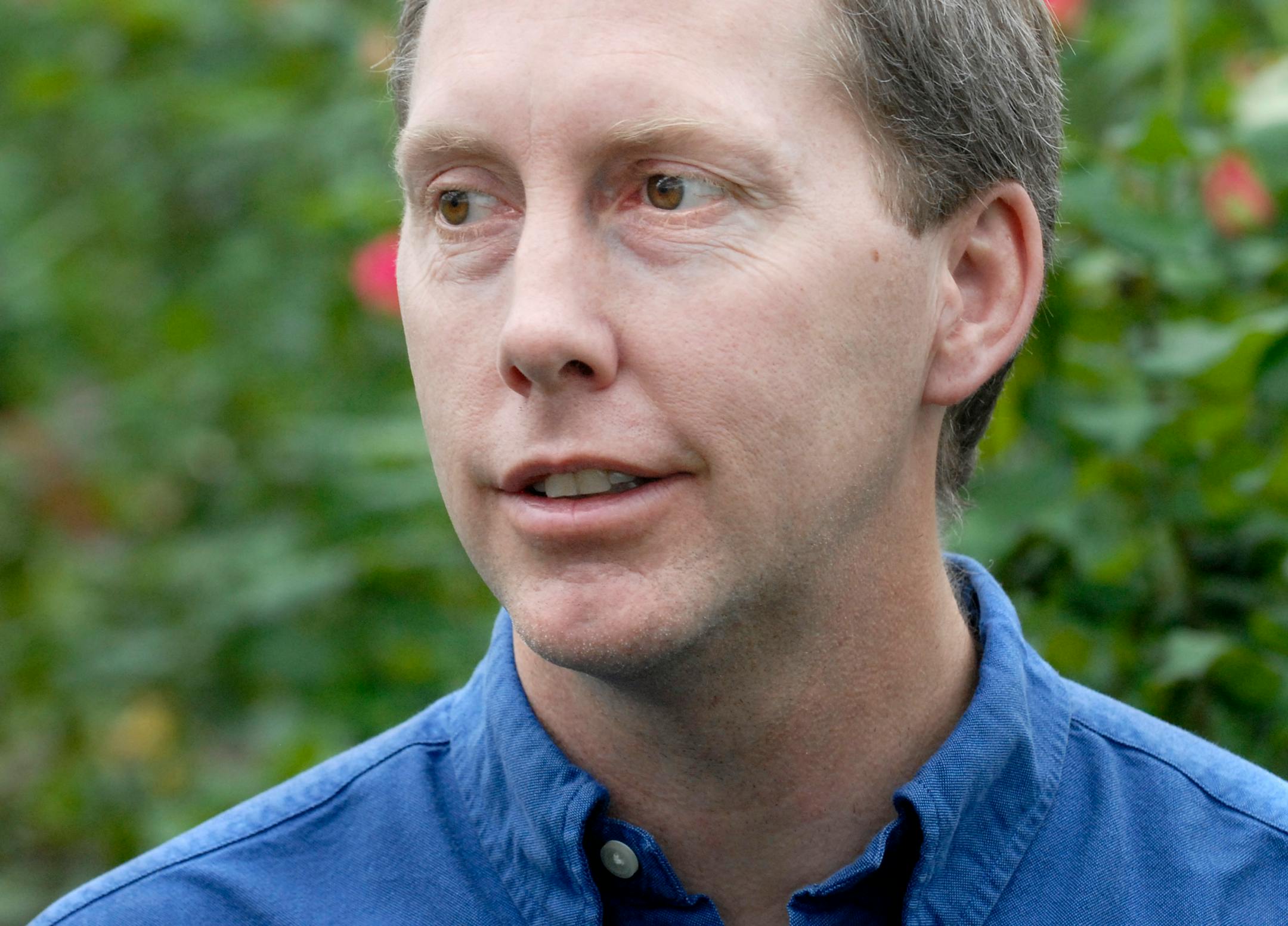 Patrick Busch, owner of Len Busch Roses in Plymouth.