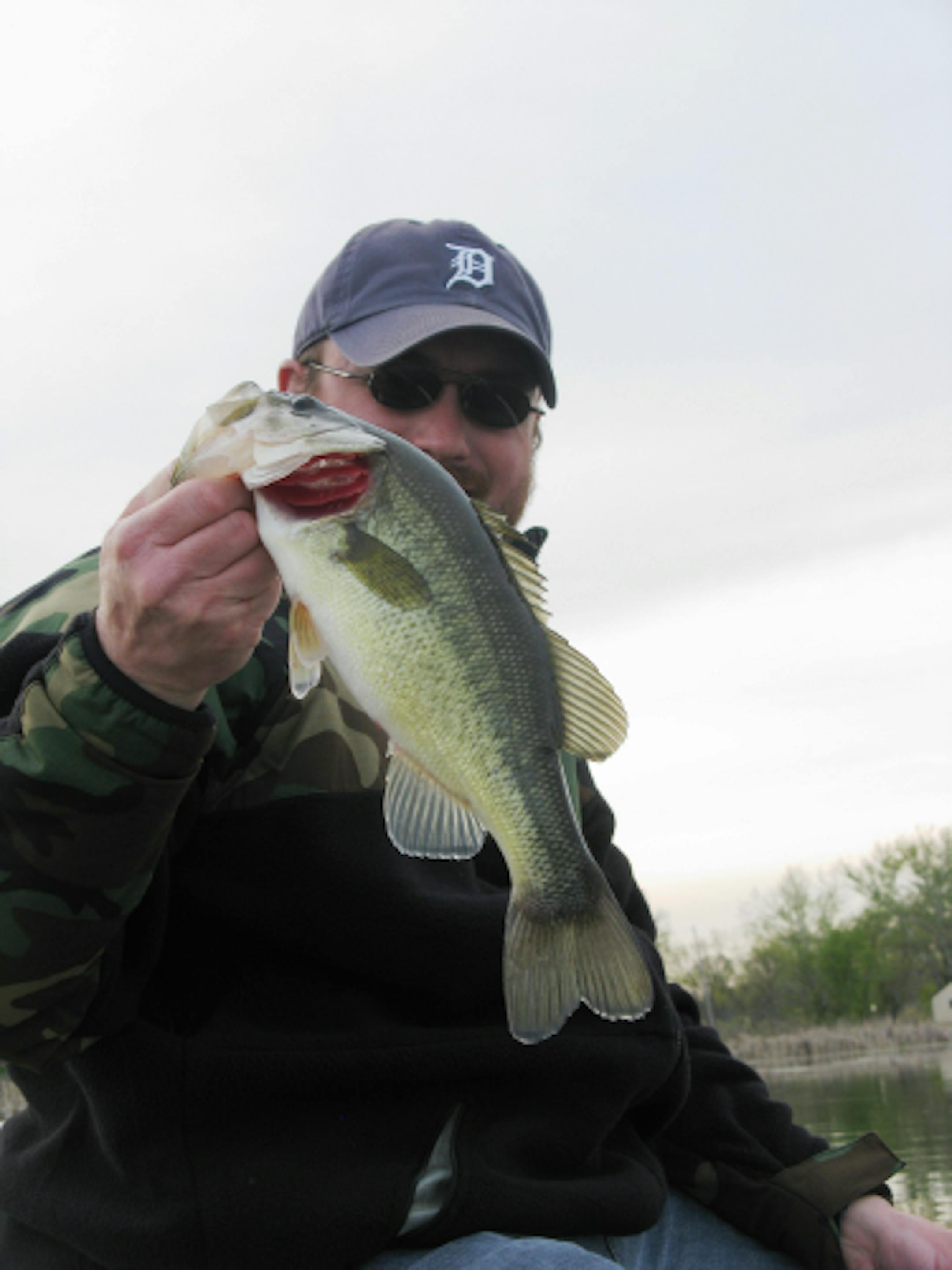 The author with a 2011 largemouth