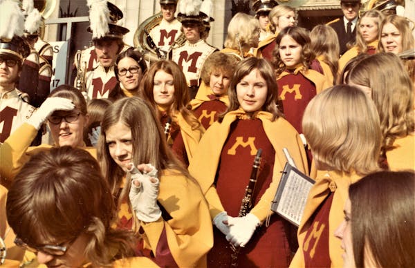 Women were finally allowed to join the all-male University of Minnesota marching band in 1972, but it didn’t come without a fight.