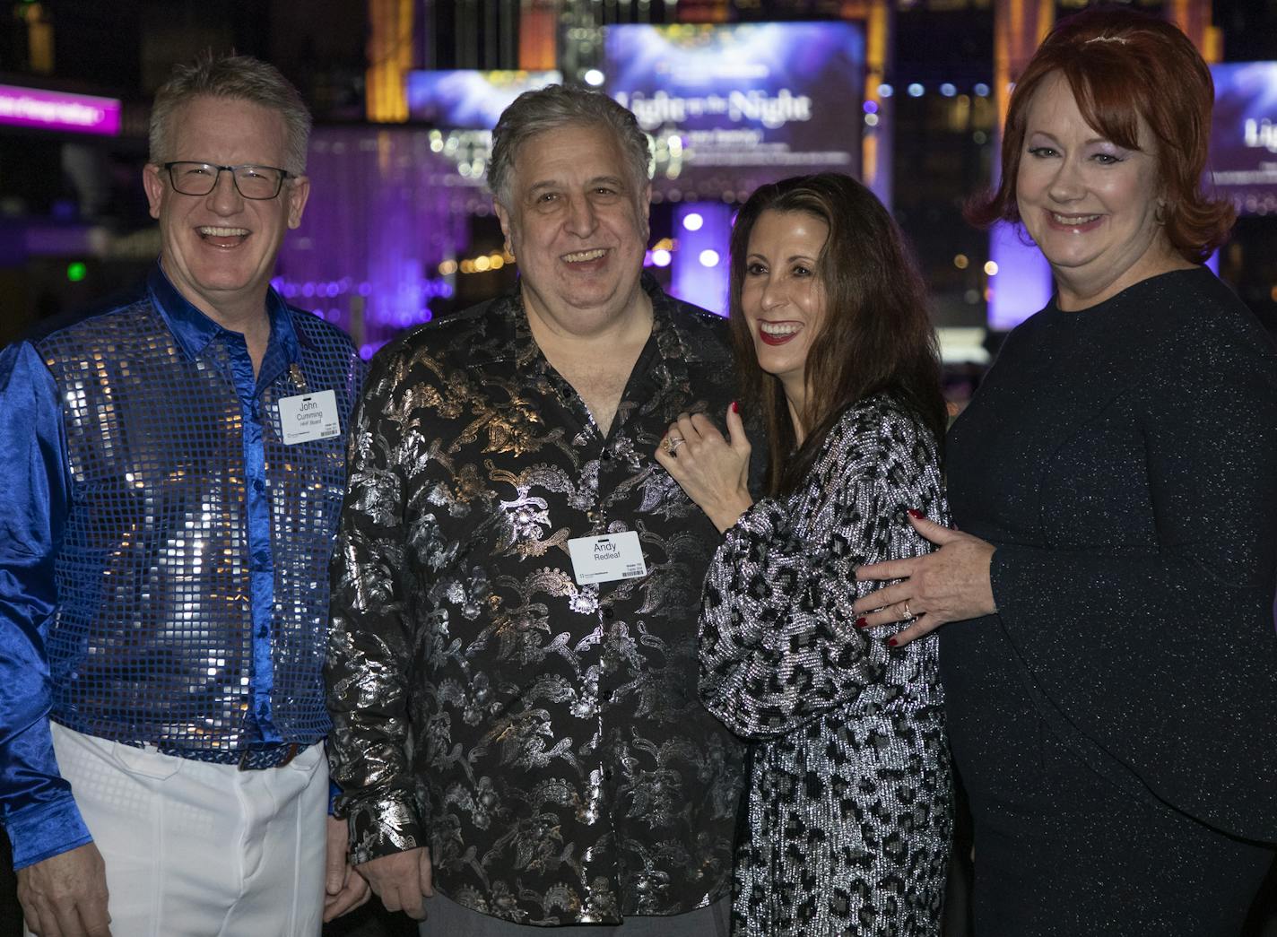 John Cumming, MD, Andrew & Lynne Readleaf and Theresa Pesch at the 2019 Light up the Night Gala to benefit Hennepin Healthcare Foundation. [ Special to Star Tribune, photo by Matt Blewett, Matte B Photography, matt@mattebphoto.com, Hennepin Healthcare Foundation, Light Up the Night Gala, Dec. 6, 2019, Minnesota, 1009874435 FACE122919 John Cumming - Interim CEO Henn. Healthcare
Andrew & Lynne - guests (a new project is named after them)
Theresa Pesch - Henn. Healthcare Foundation President