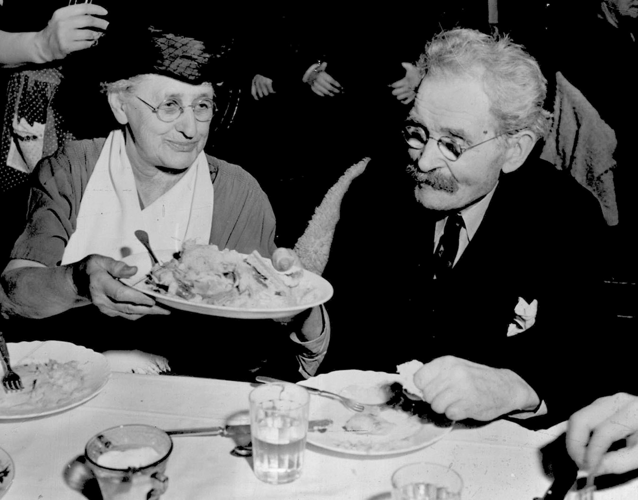 February 13, 1942 Lutifisk supper at Bethany Luth. Ch. Mr. & Mrs. Jacob Ek came all the way from St. Paul.